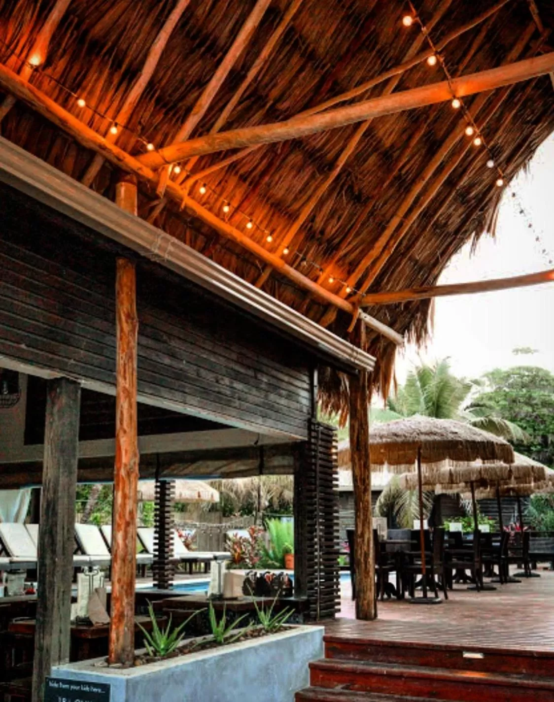 Patio, Restaurant/Places to Eat in PUR Boutique Cabanas, Adults Only