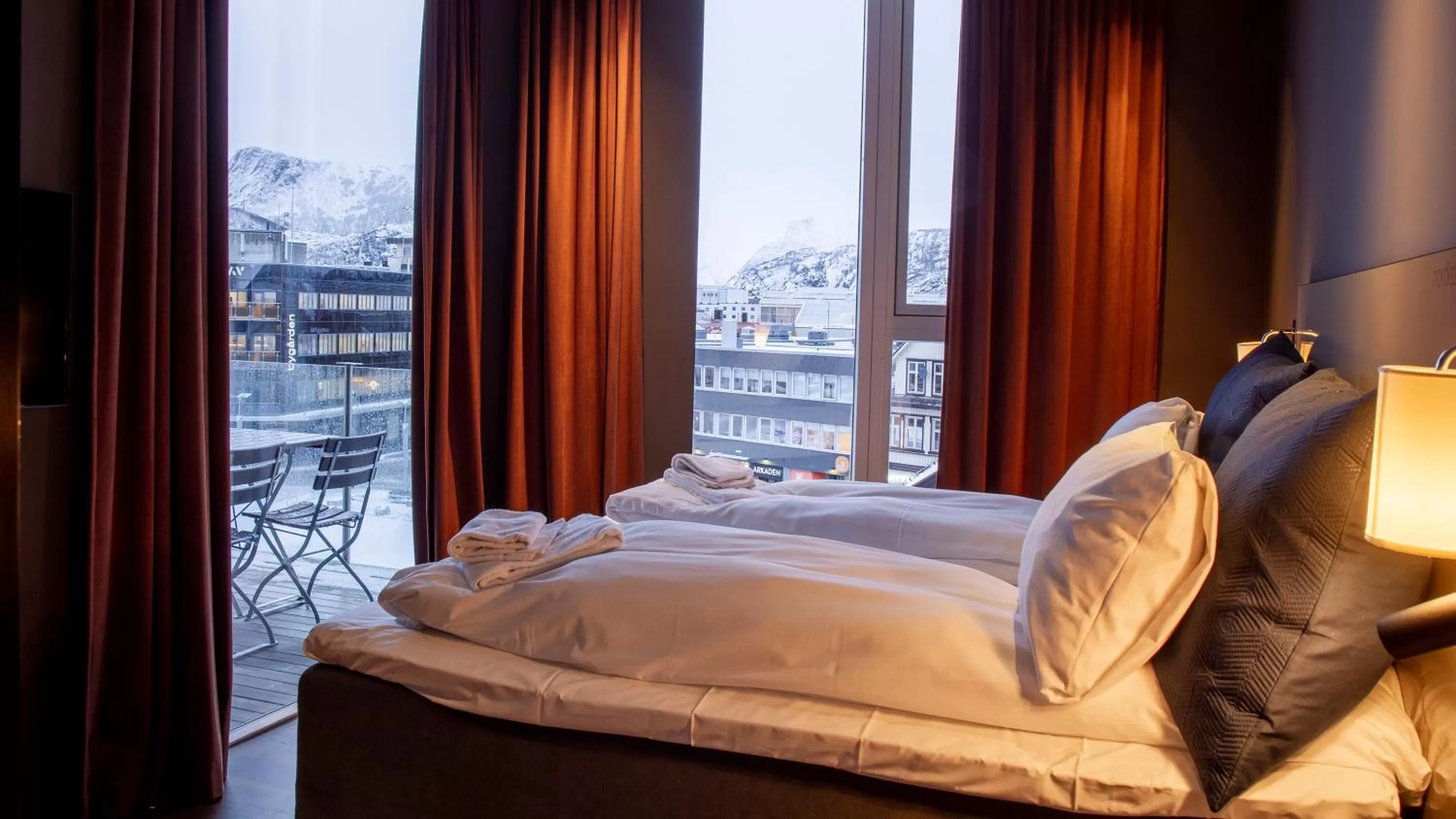 Bed in Nordis Apartments