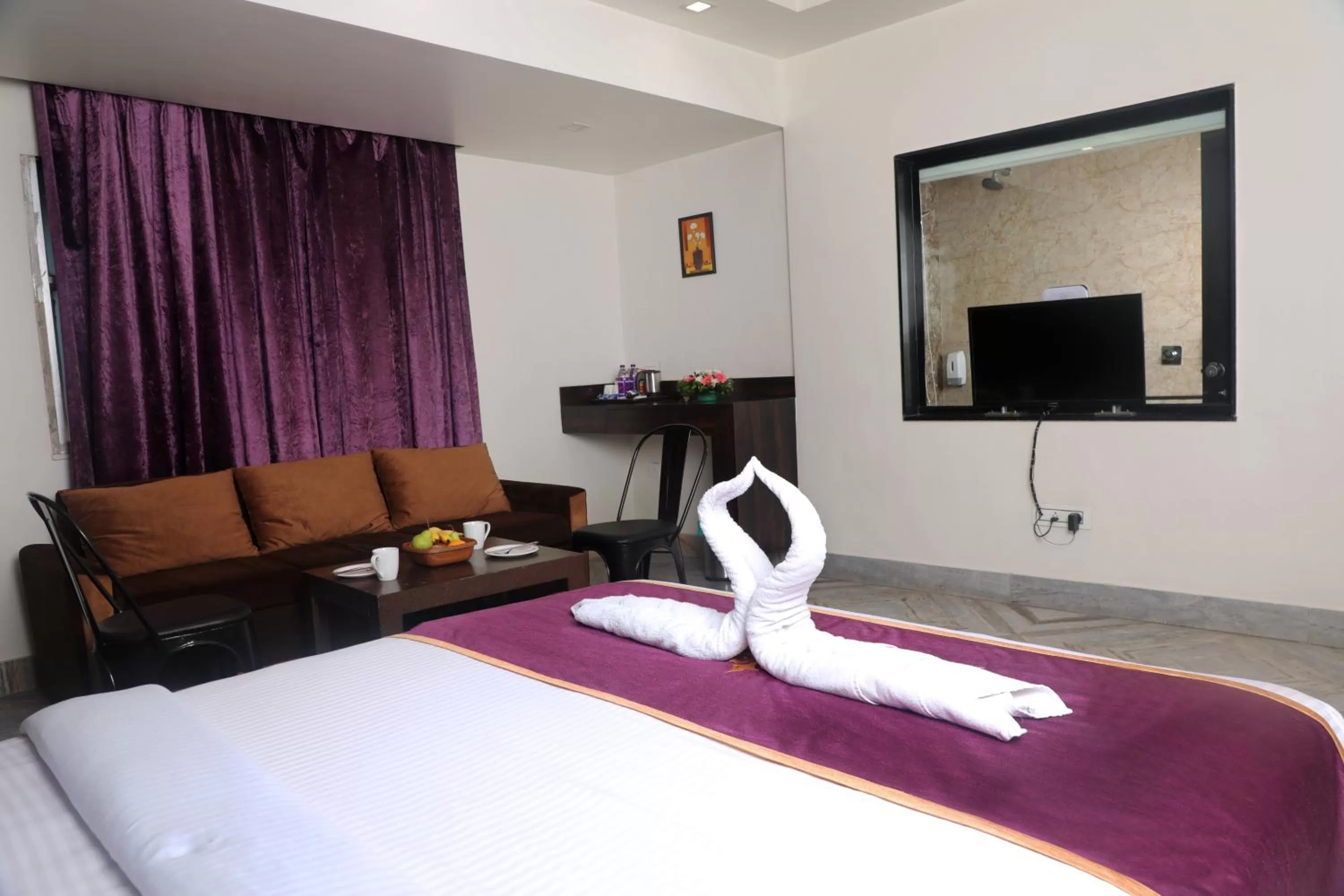 Photo of the whole room, Bed in Hotel Planet Four