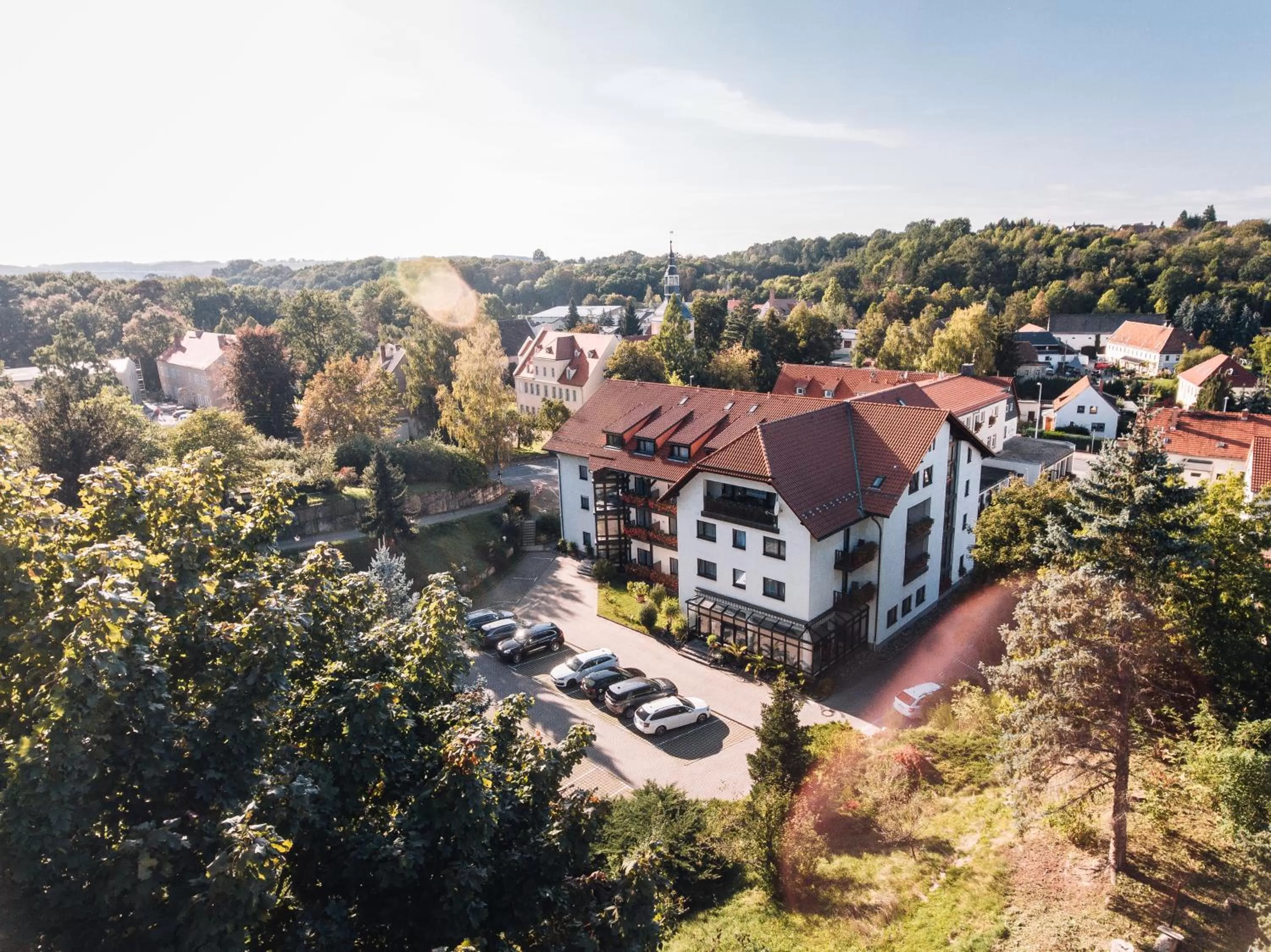 Bird's eye view, Bird's-eye View in Hotel Zur Post