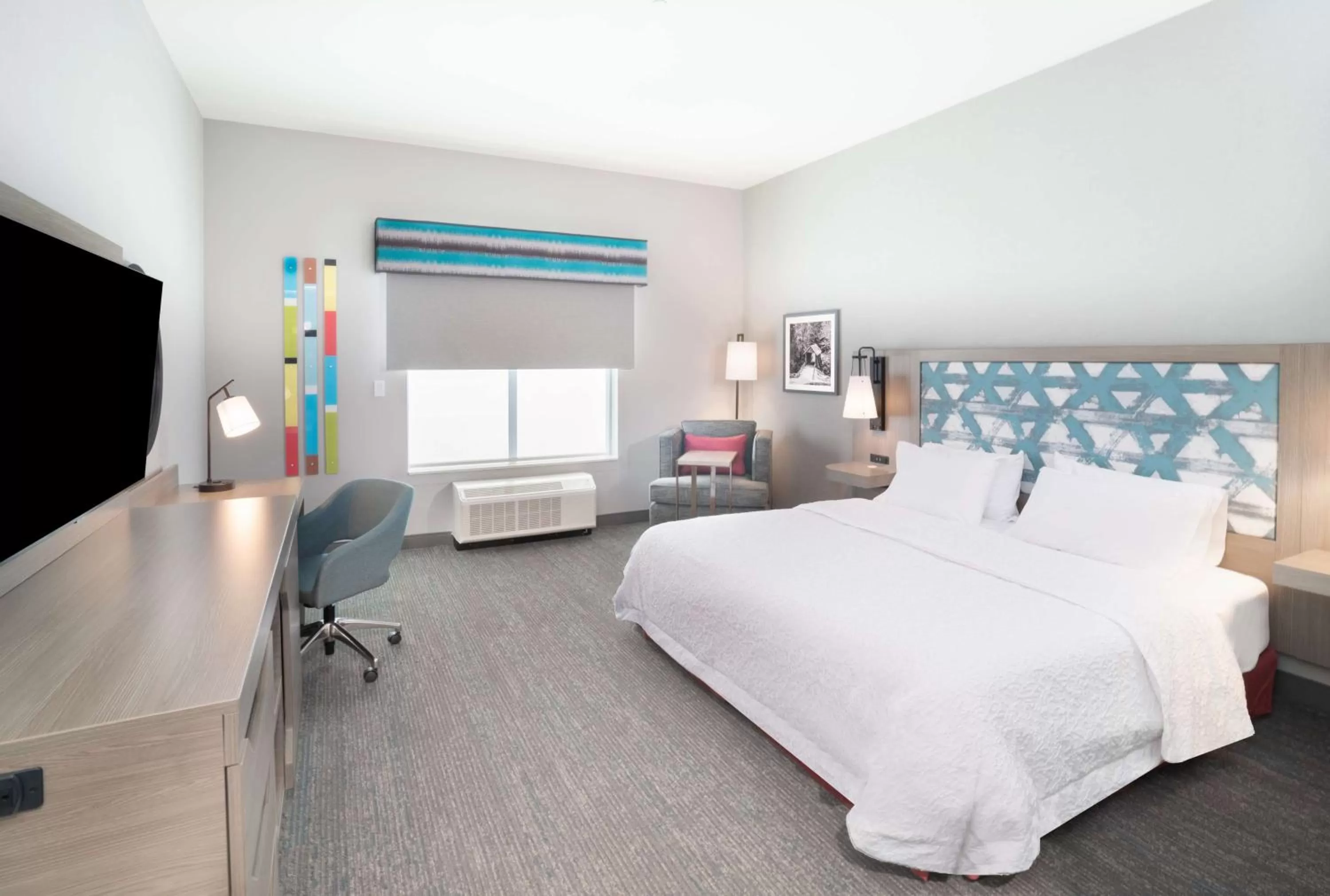 Bedroom, Bed in Hampton Inn Greer Greenville, Sc