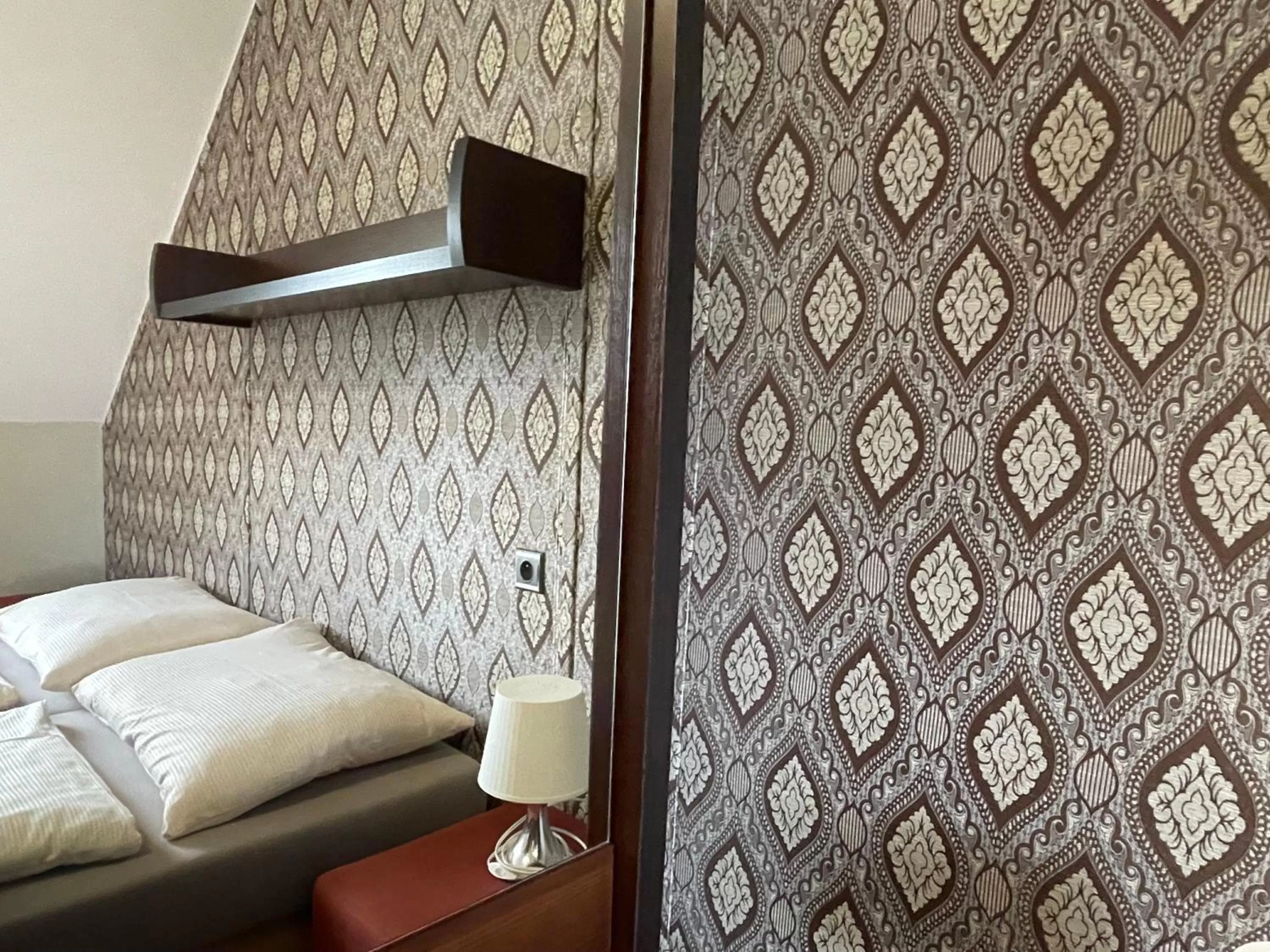 Bed in Hotel Veveří