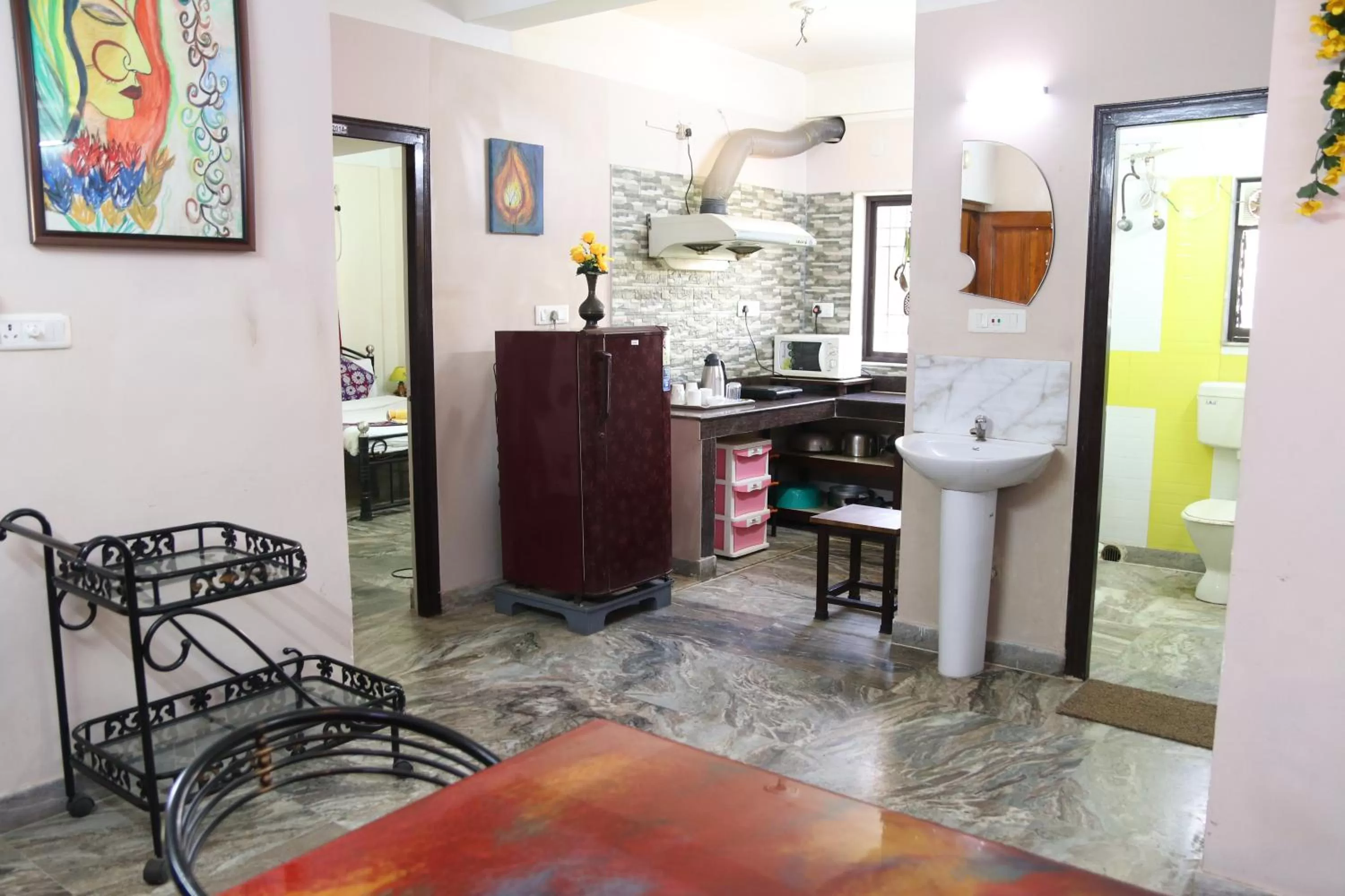 Kitchen or kitchenette, Kitchen/Kitchenette in The Elite Apartment Hotel