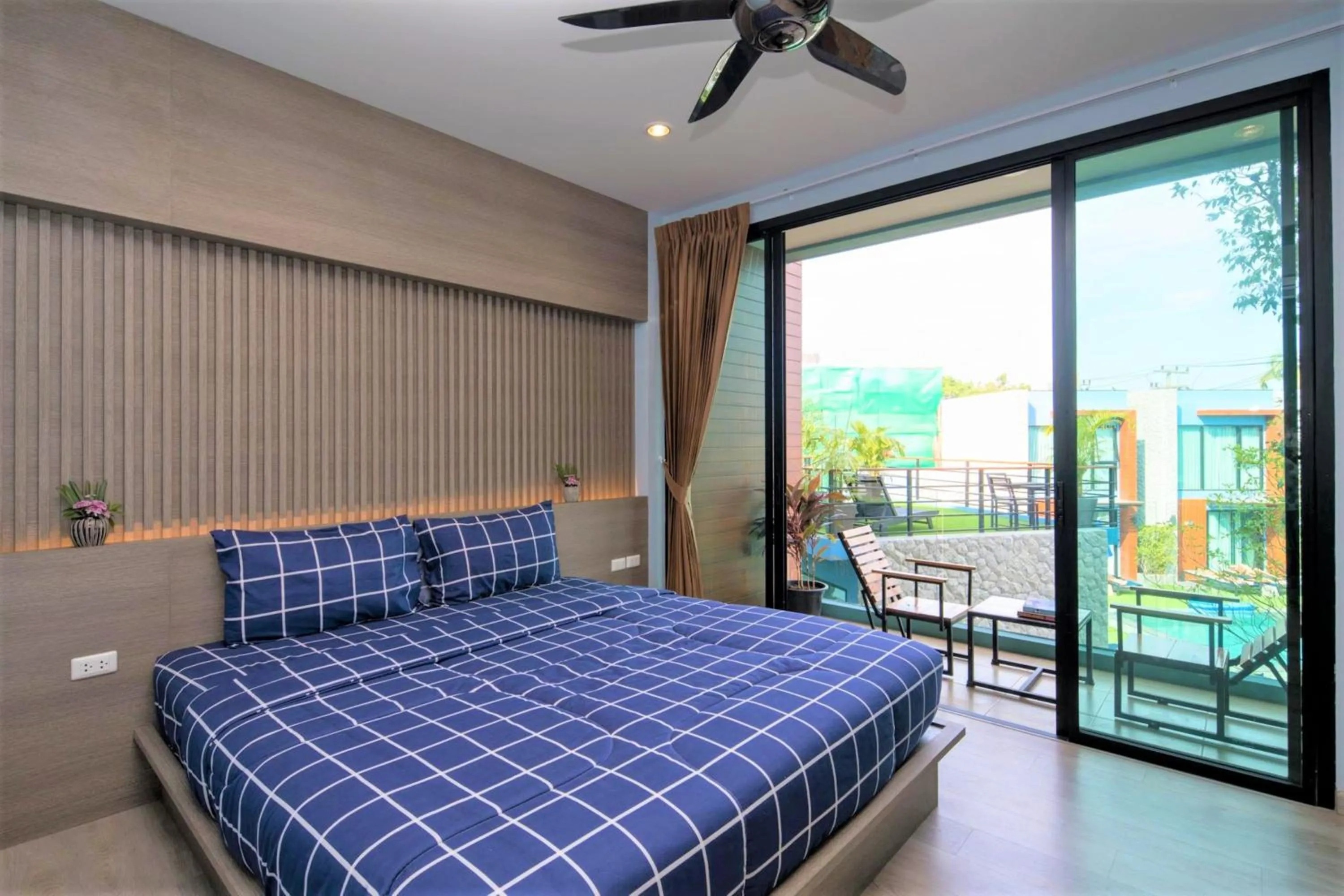 Bedroom, Bed in Peace Blue Naiharn Naturist Resort Phuket SHA Extra Plus