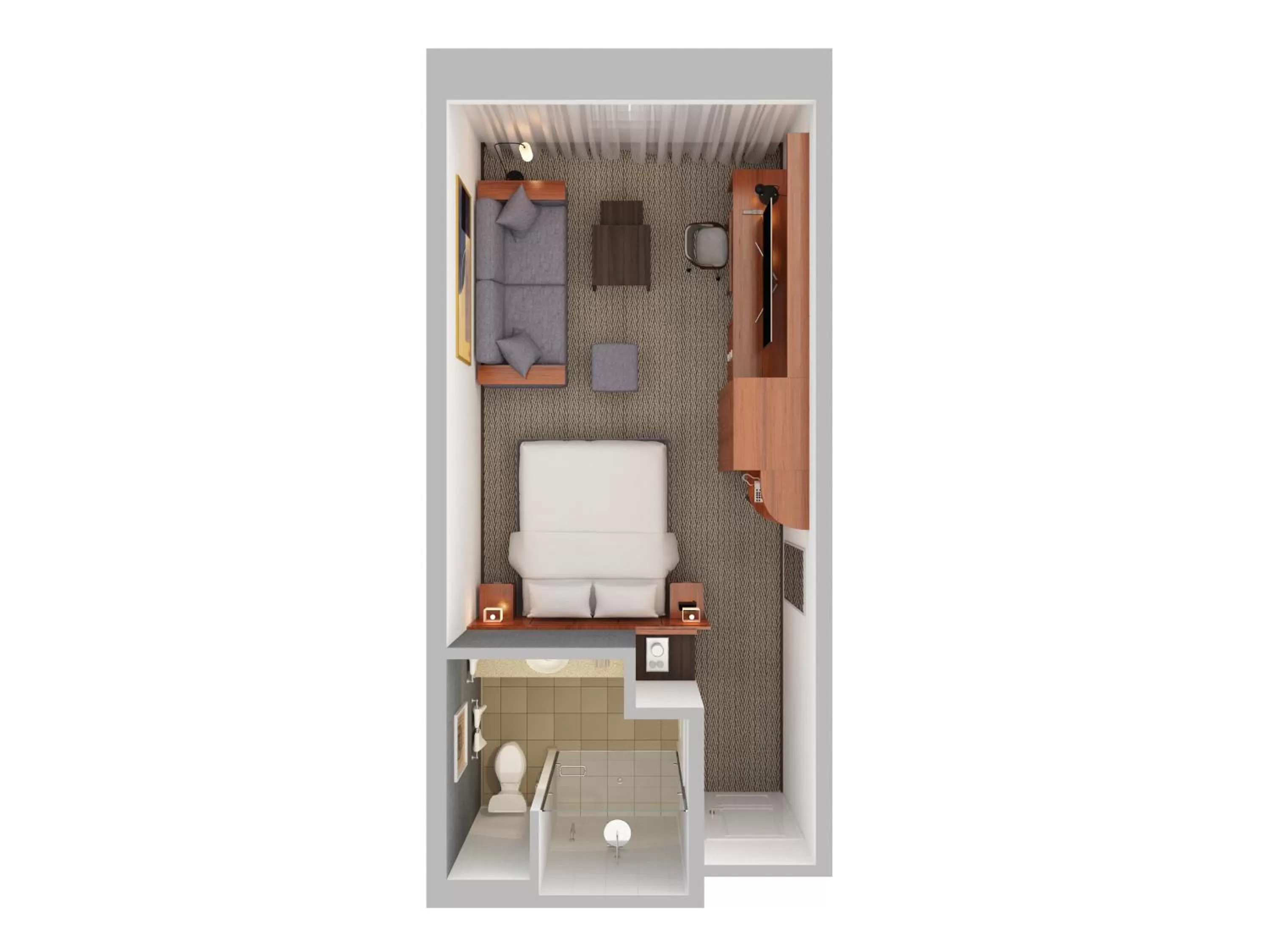 Floor plan in Courtyard by Marriott Waterloo St. Jacobs