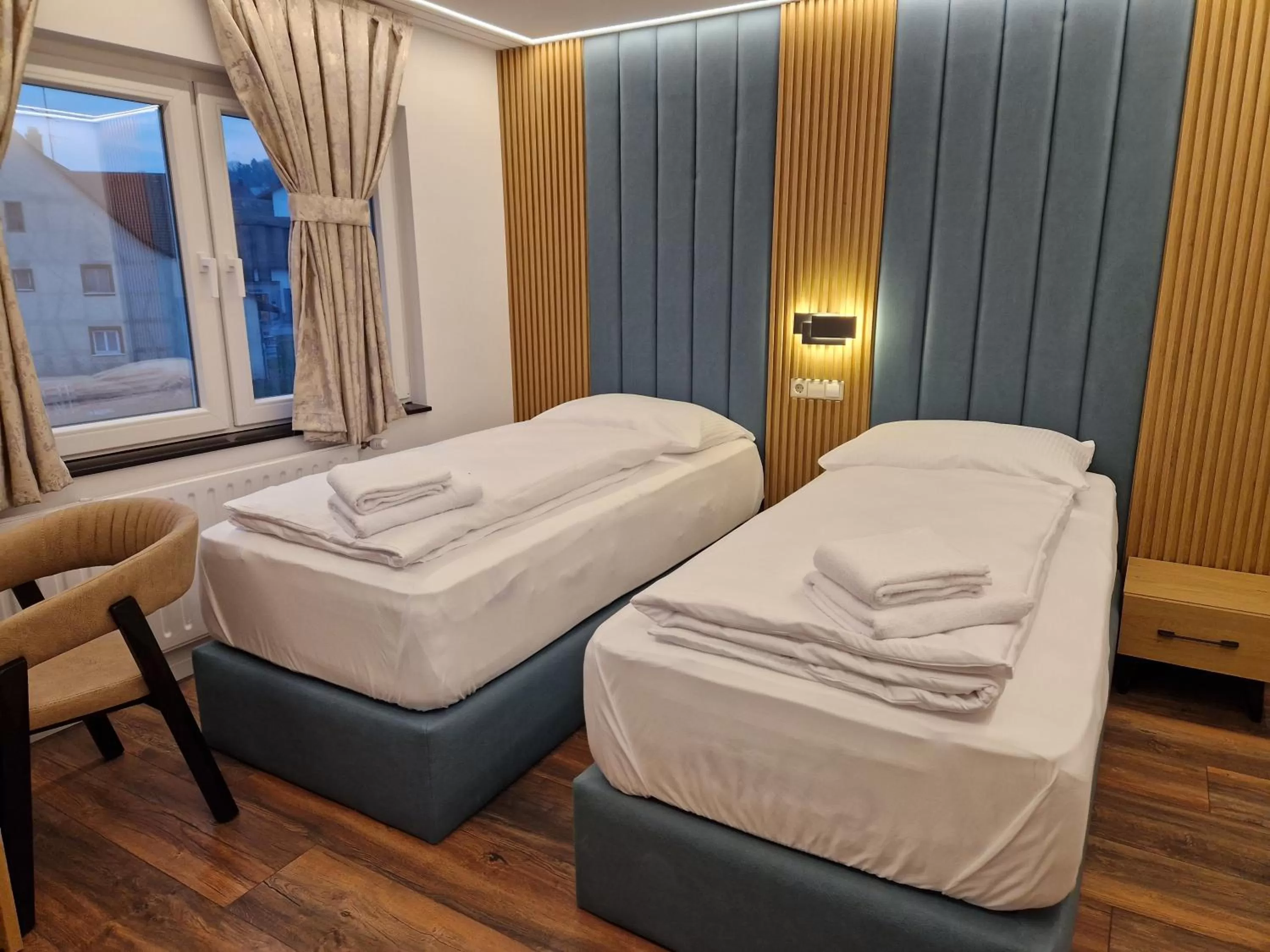 Photo of the whole room, Bed in Hotel Lottstetten