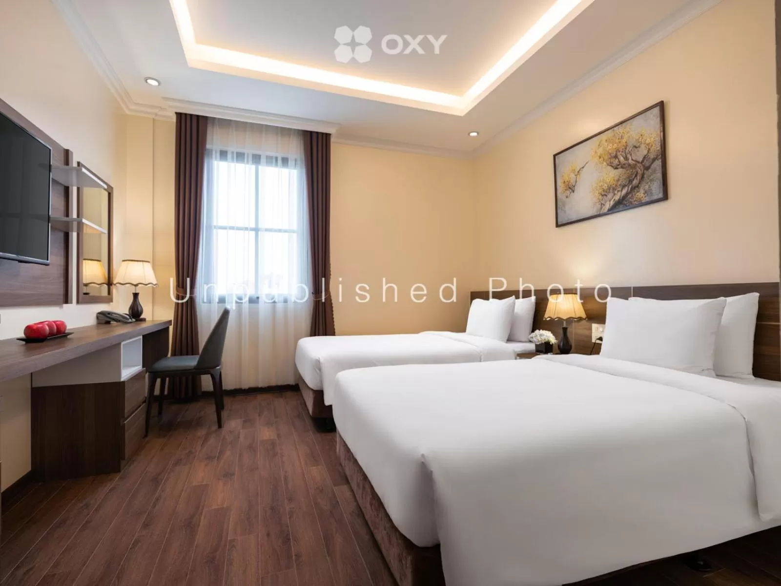 Bed in Ha Long Essence Classic Hotel