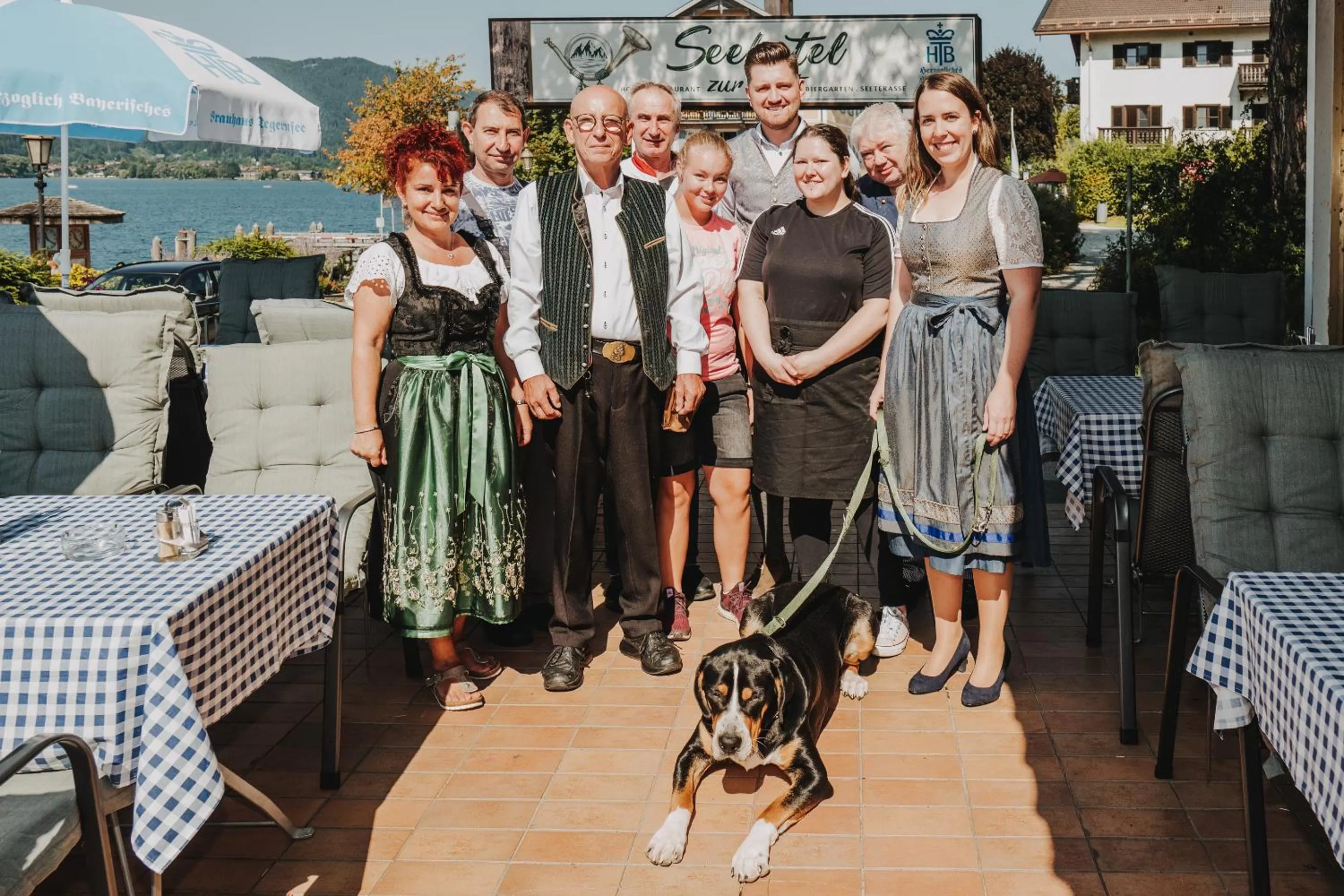 People in Seehotel zur Post