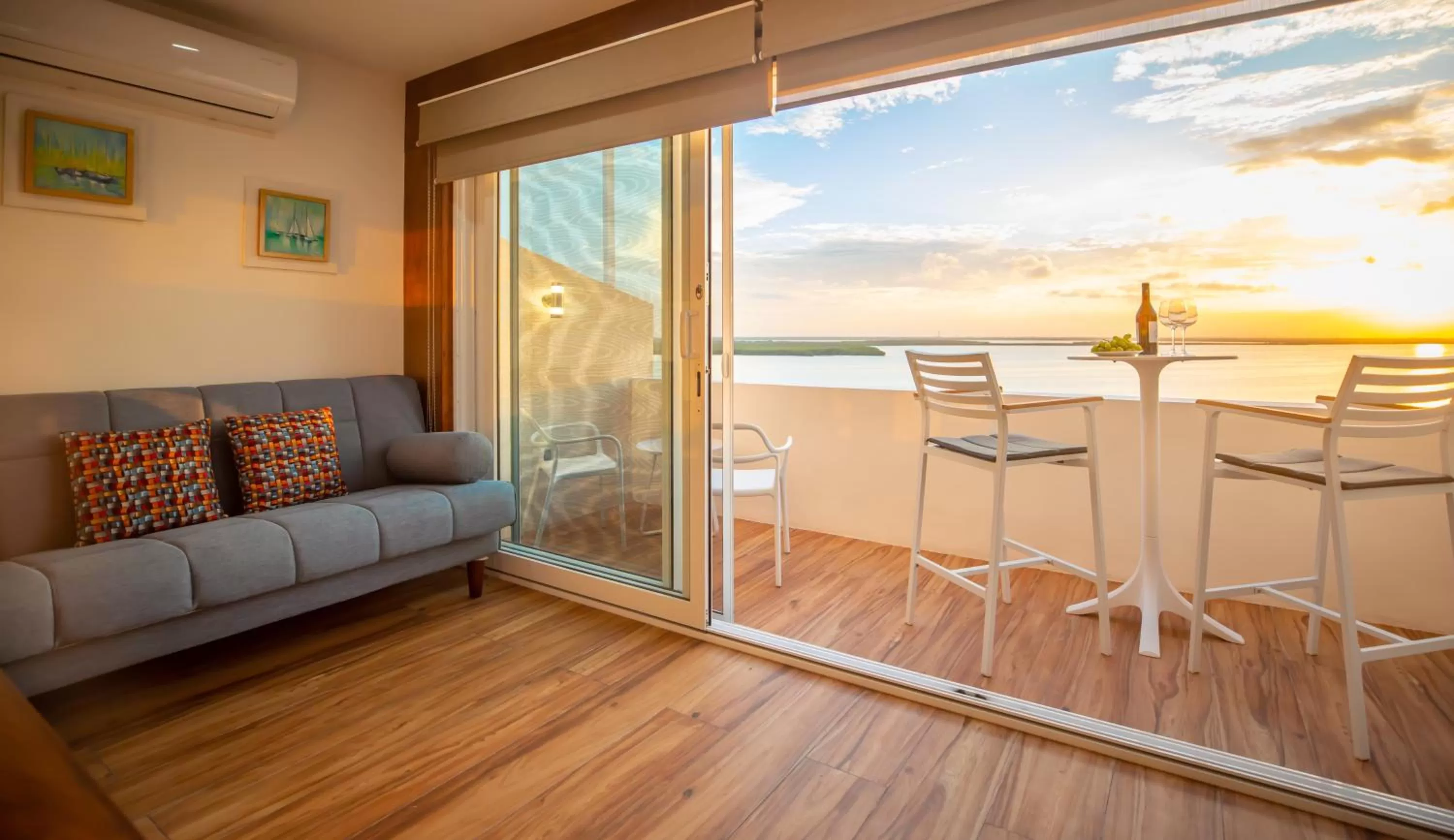 Balcony/Terrace in Beachfront Penthouses by LivIN Cancun