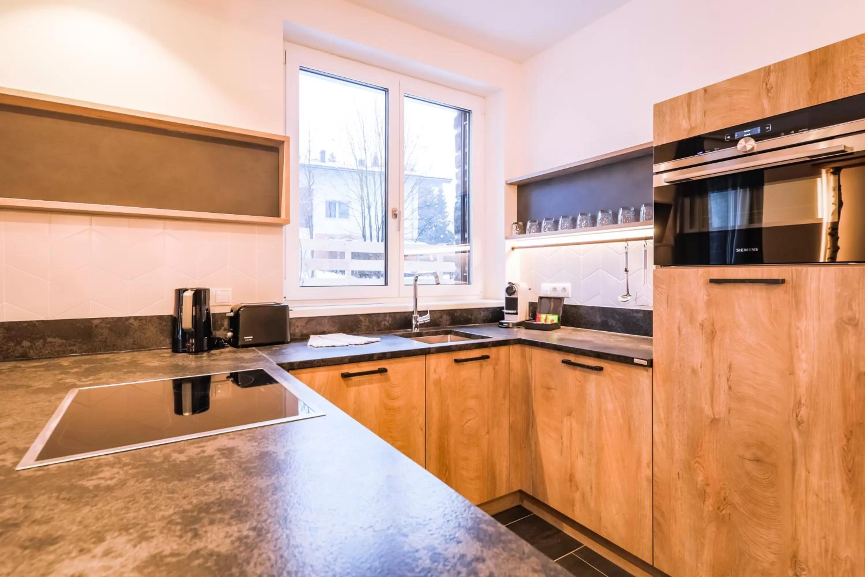 Kitchen or kitchenette in 24 by AvenidA - Mountain Hotel