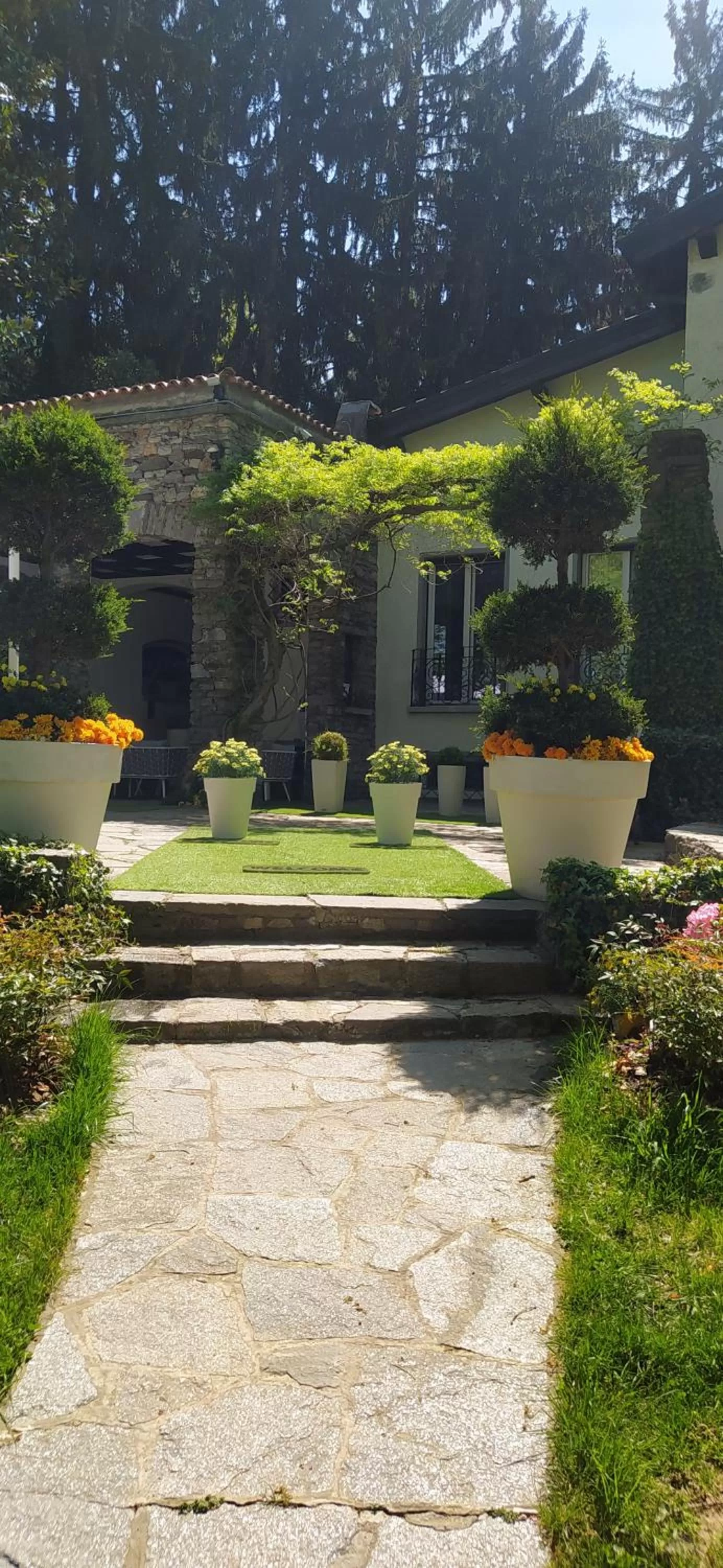 Garden in "La Selvetta" bed and breakfast