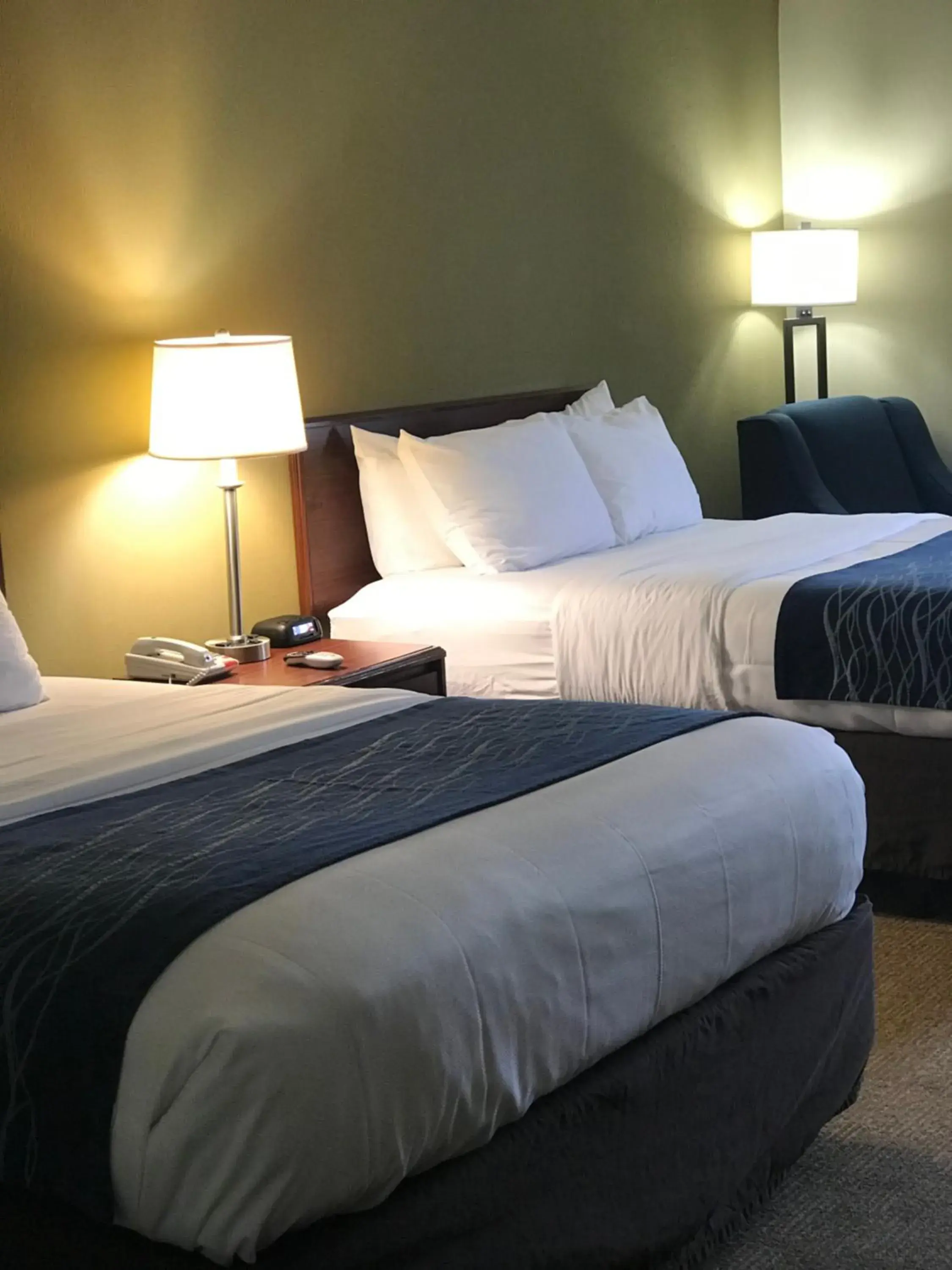 Queen Room with Two Queen Beds and Roll-In Shower - Accessible/Non-Smoking in Comfort Inn Queen Room with Two Queen Beds and Roll-In Shower - Accessible/Non-Smoking in Comfort Inn