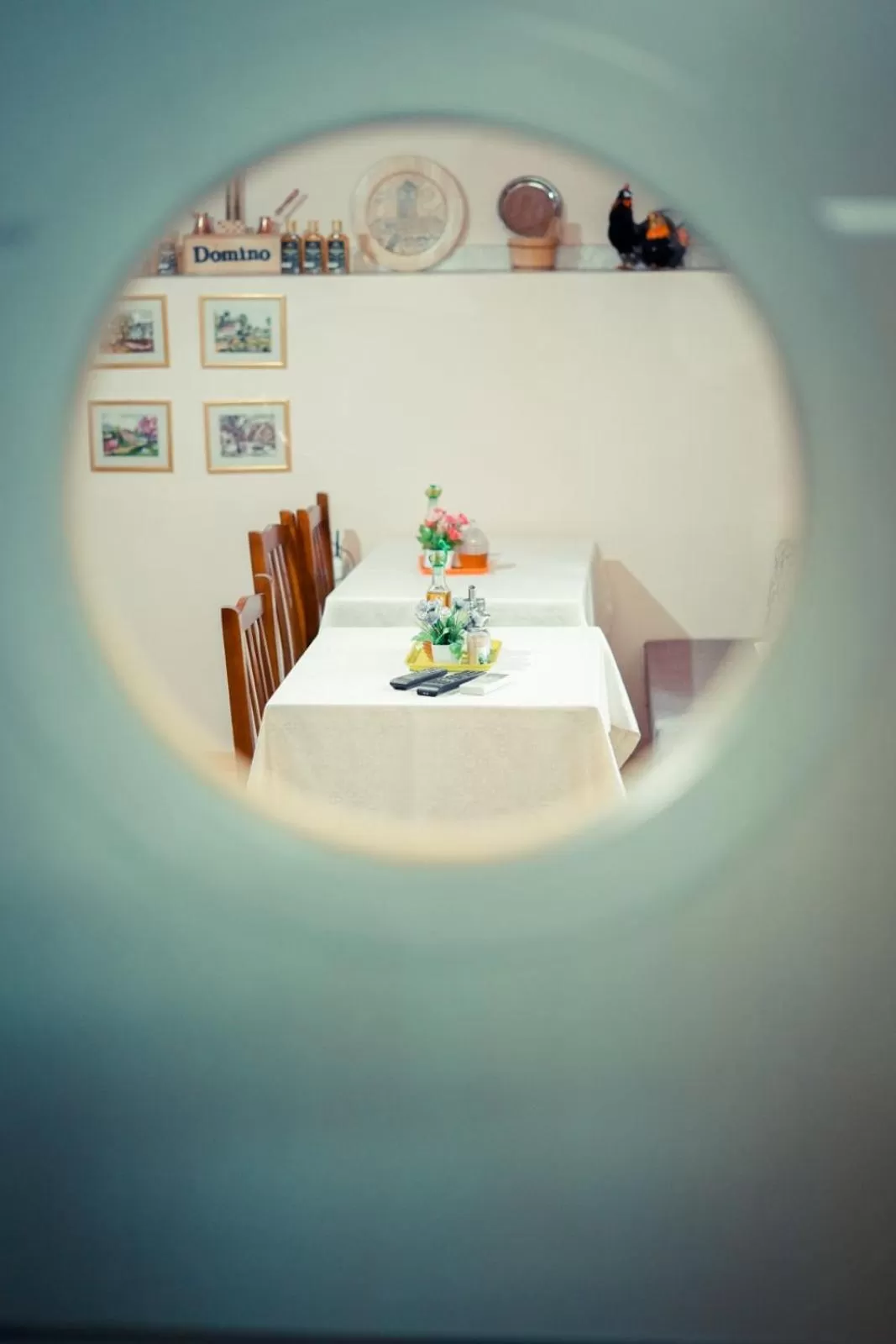 Seating area in Hotel Domino