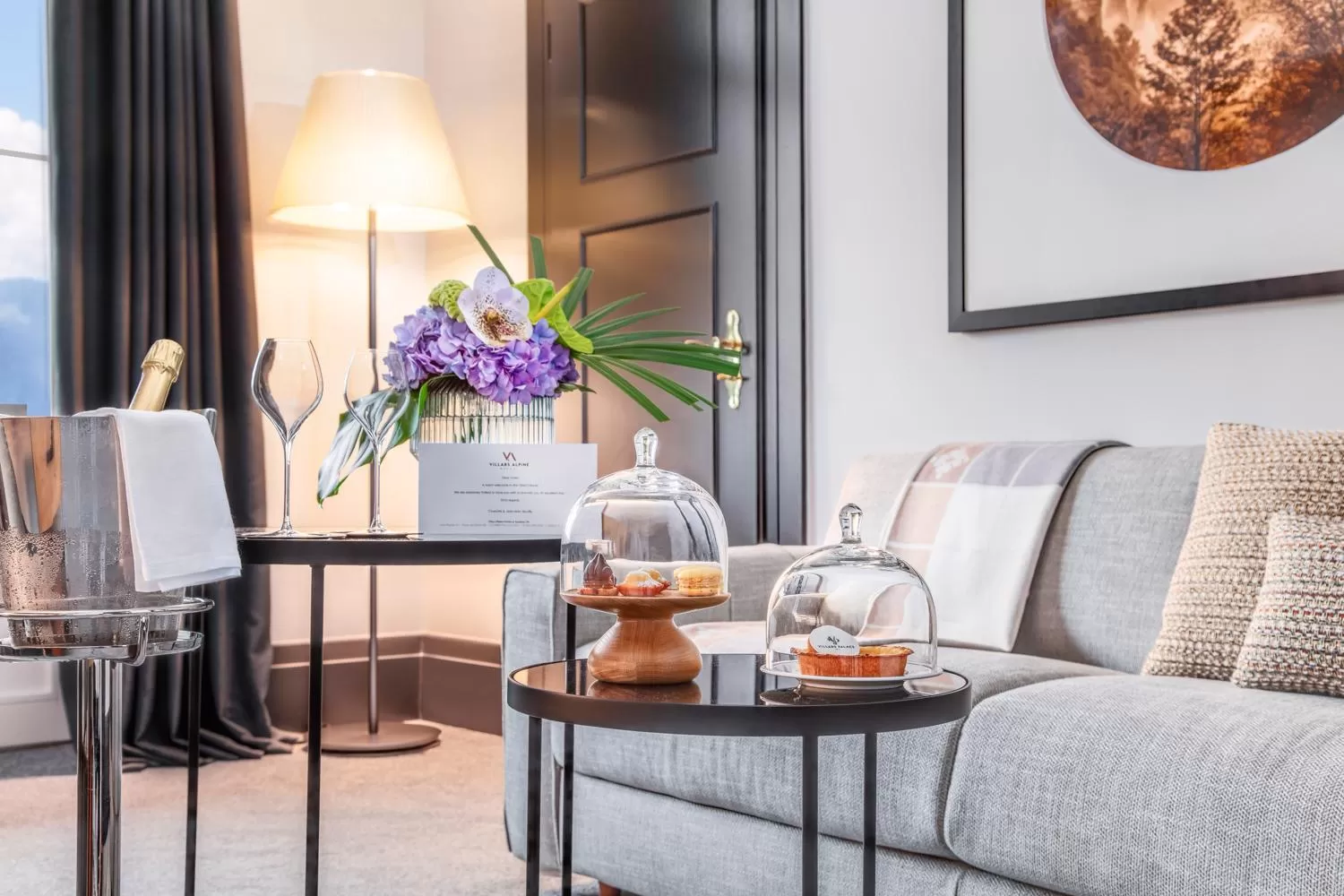 Living room in Villars Palace