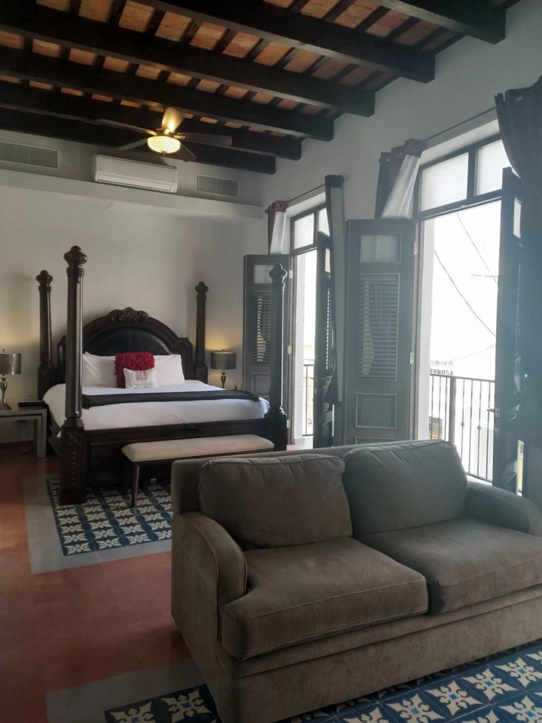 Bed in La Terraza de San Juan