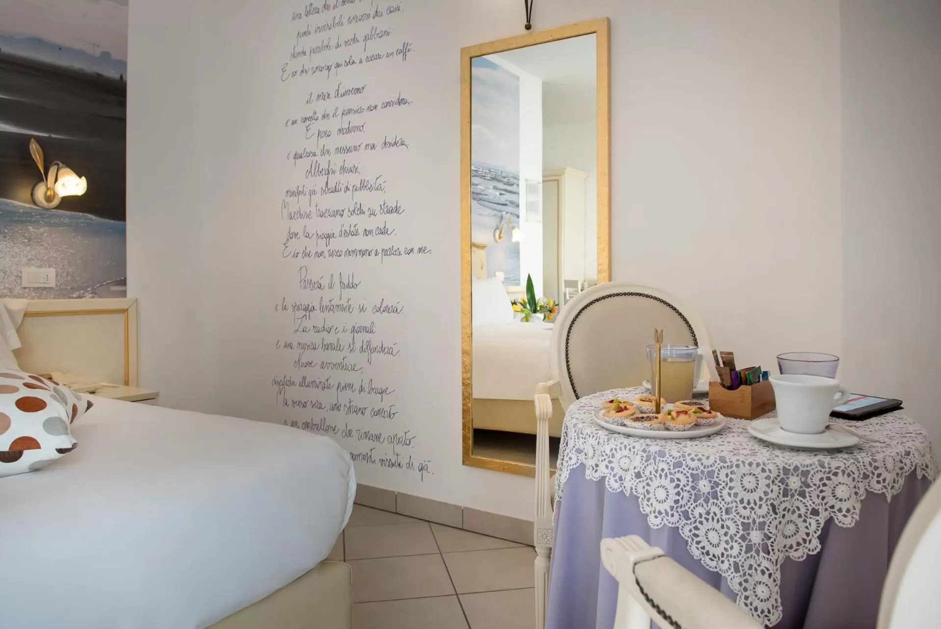 Decorative detail, Bed in Sovrana Hotel & SPA