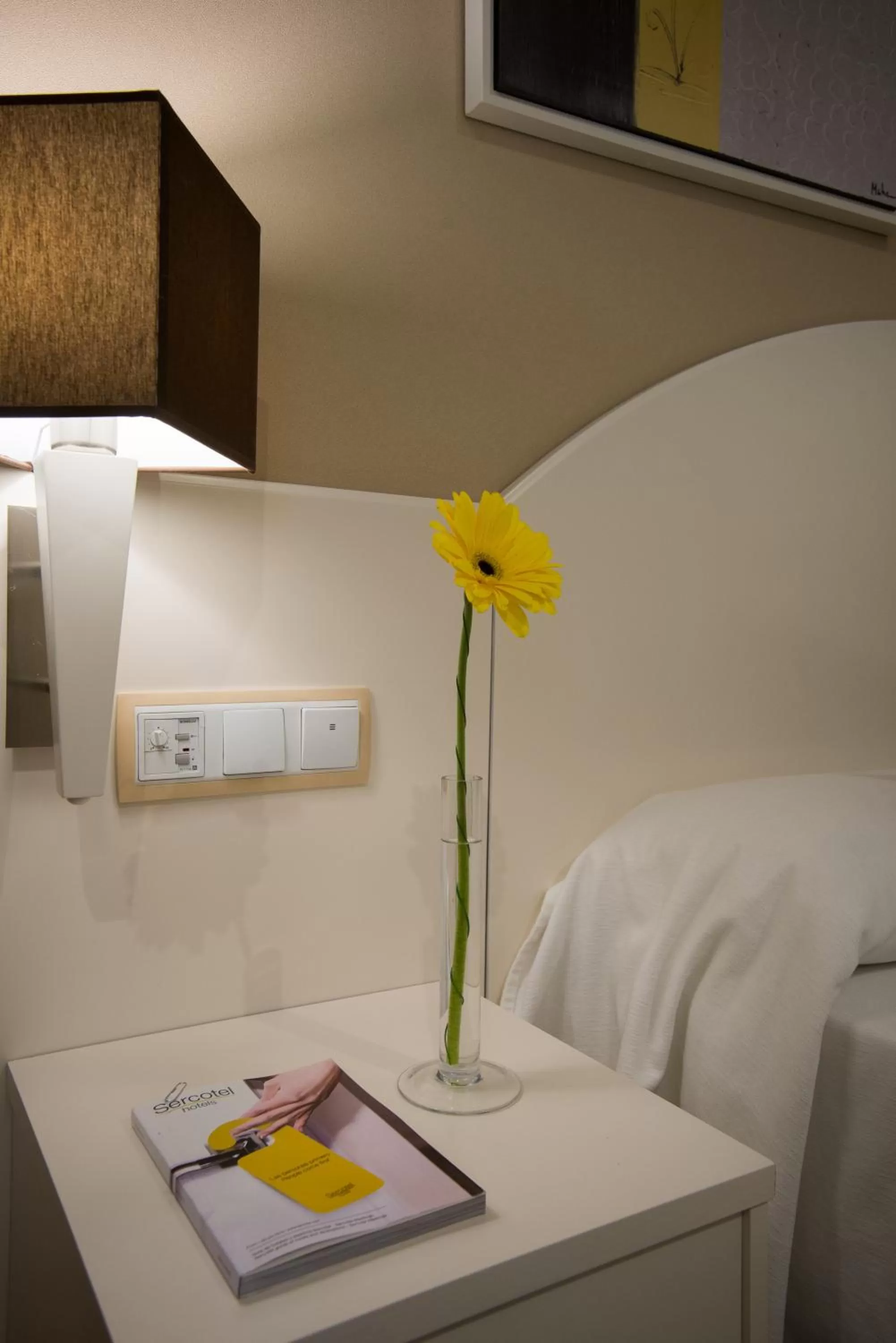 Decorative detail, Bed in Hotel Torico Plaza