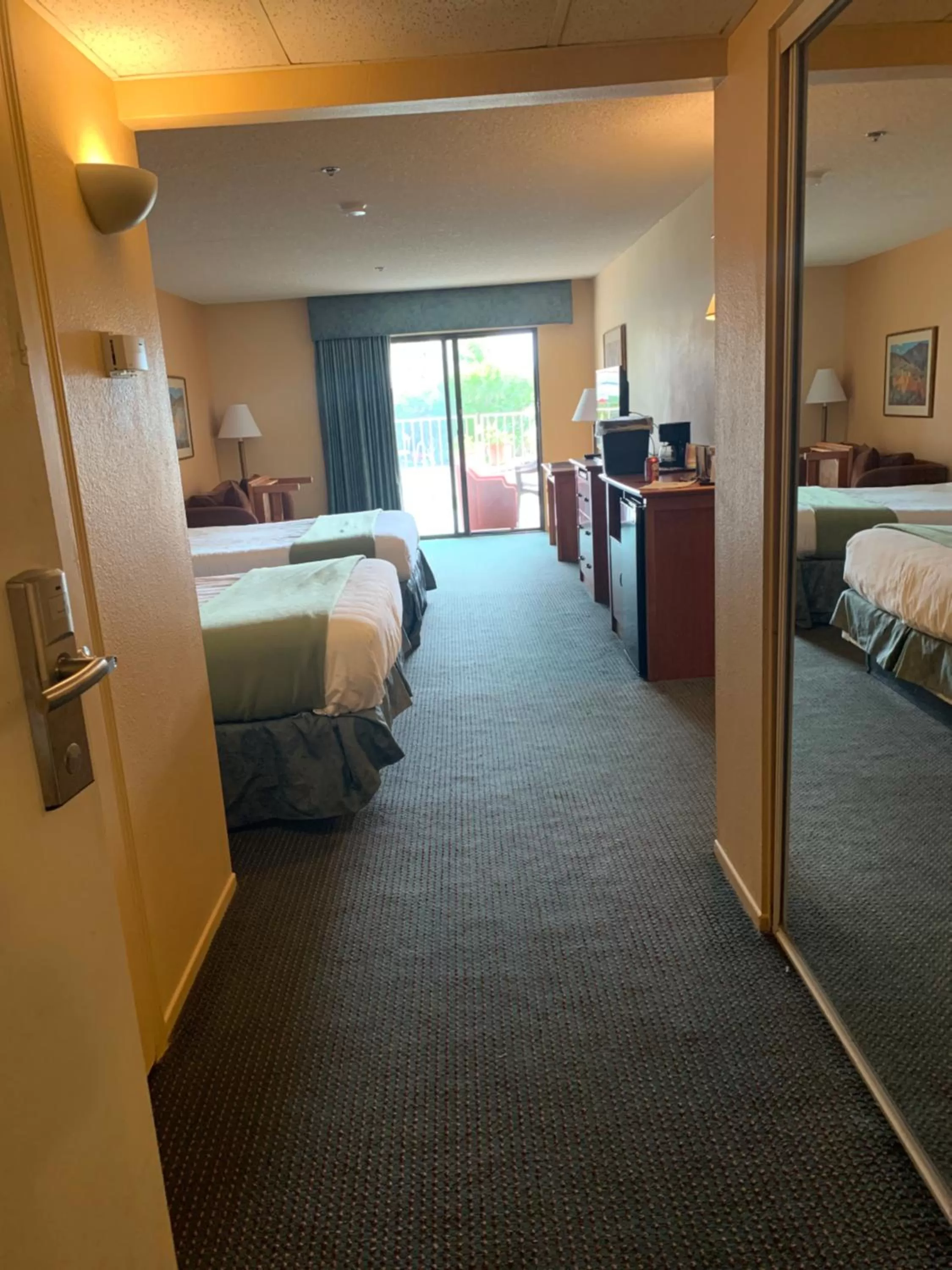 Bed in Miracle Springs Resort and Spa