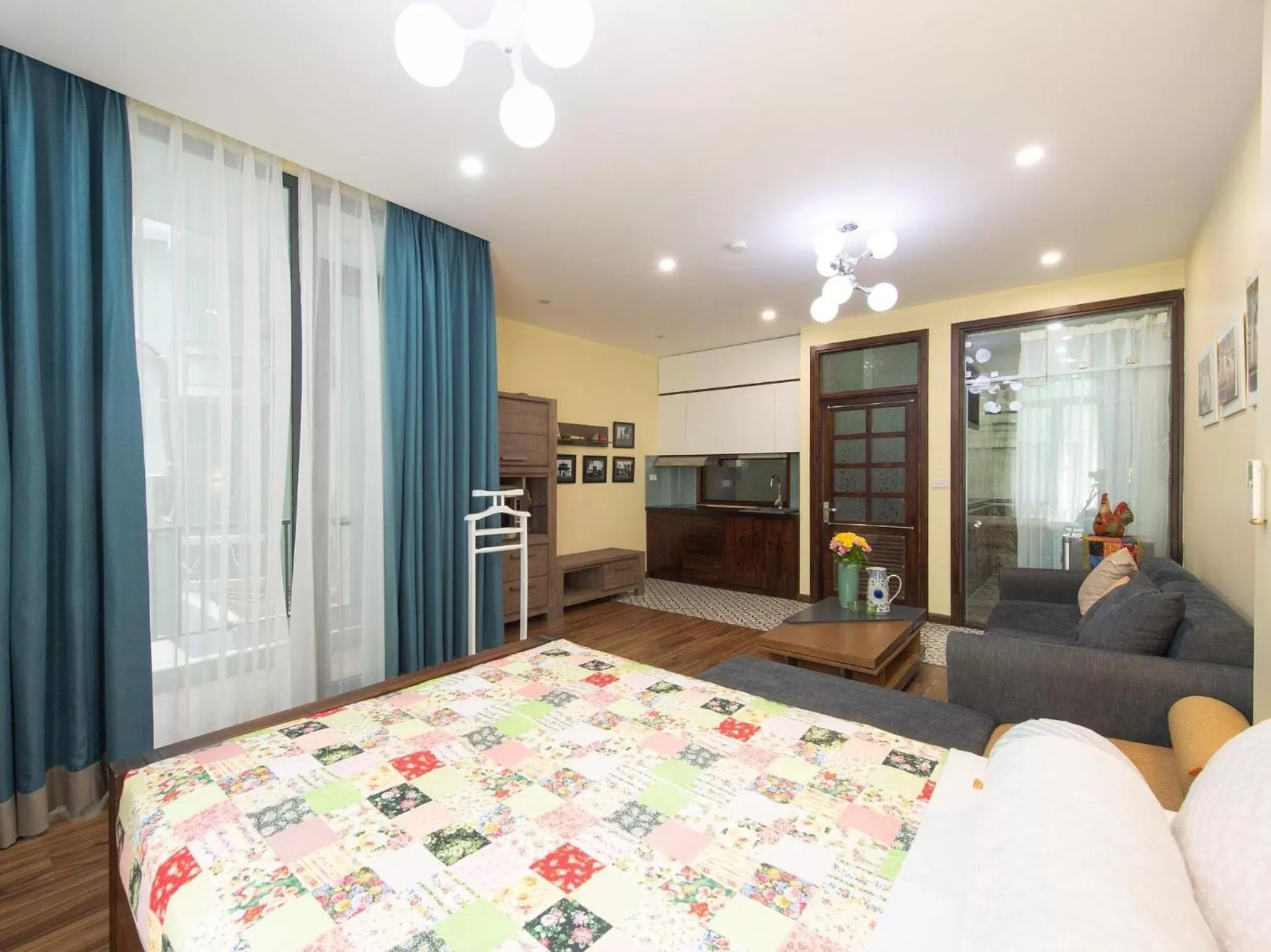 Bed in Auntie Liên's Homestay