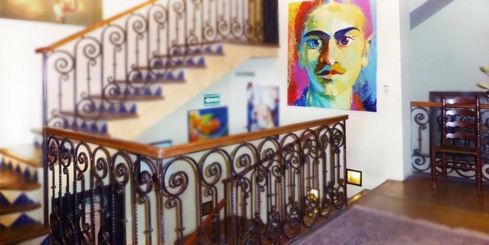 Property building in La Perla Hotel Boutique B&B