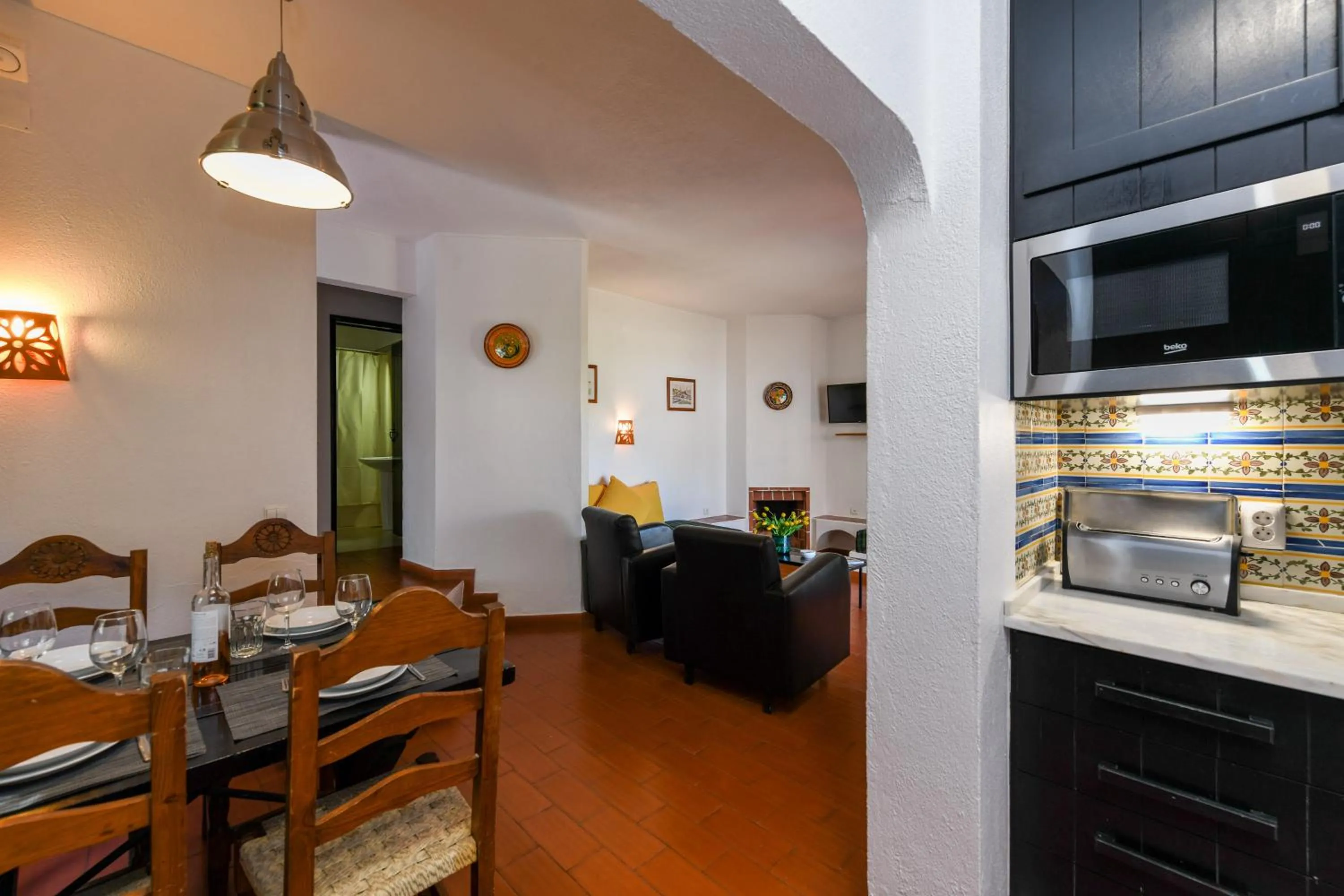 Kitchen or kitchenette in Pedras Da Rainha