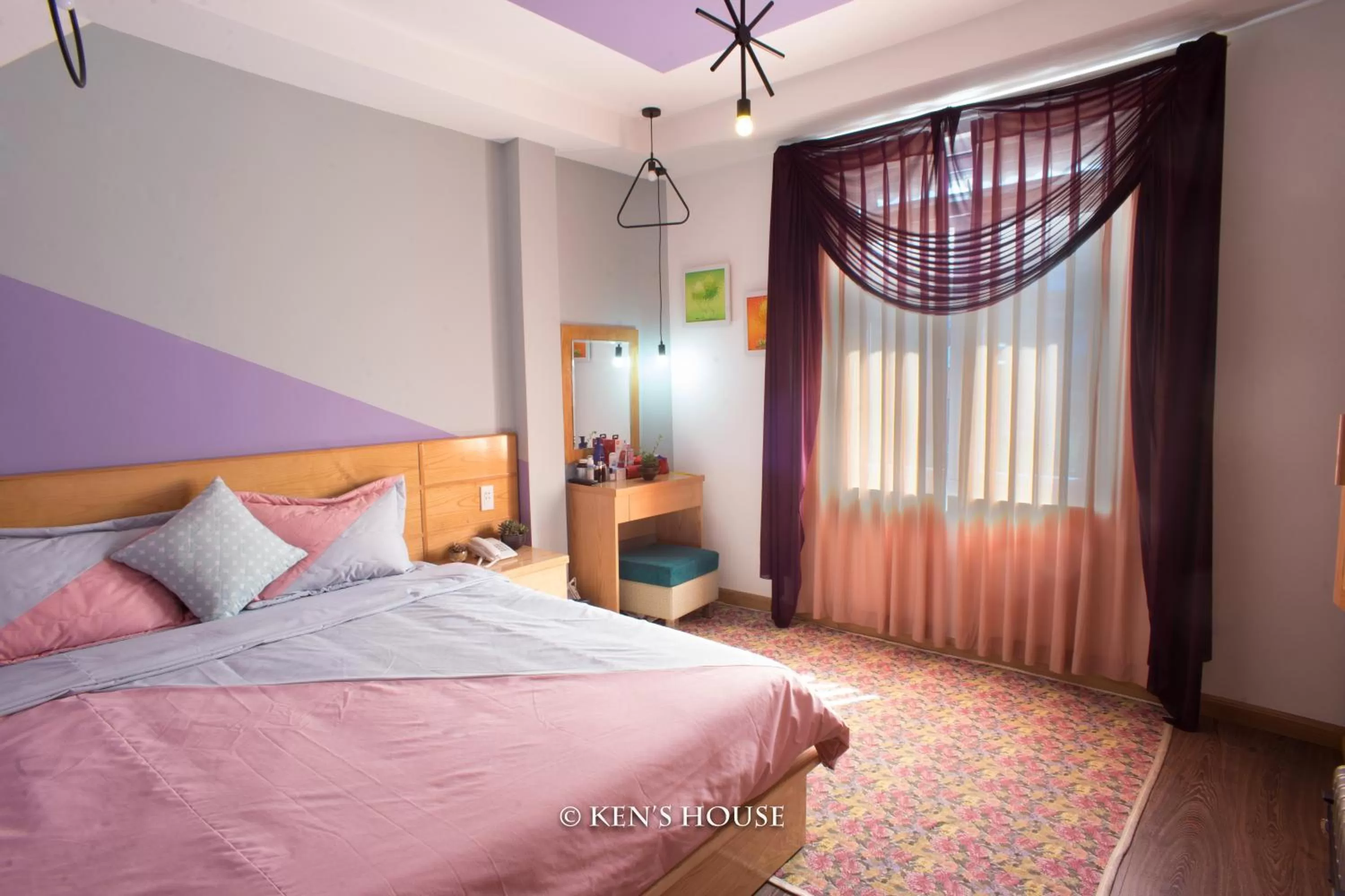 Double Room with Garden View in Bống Stay