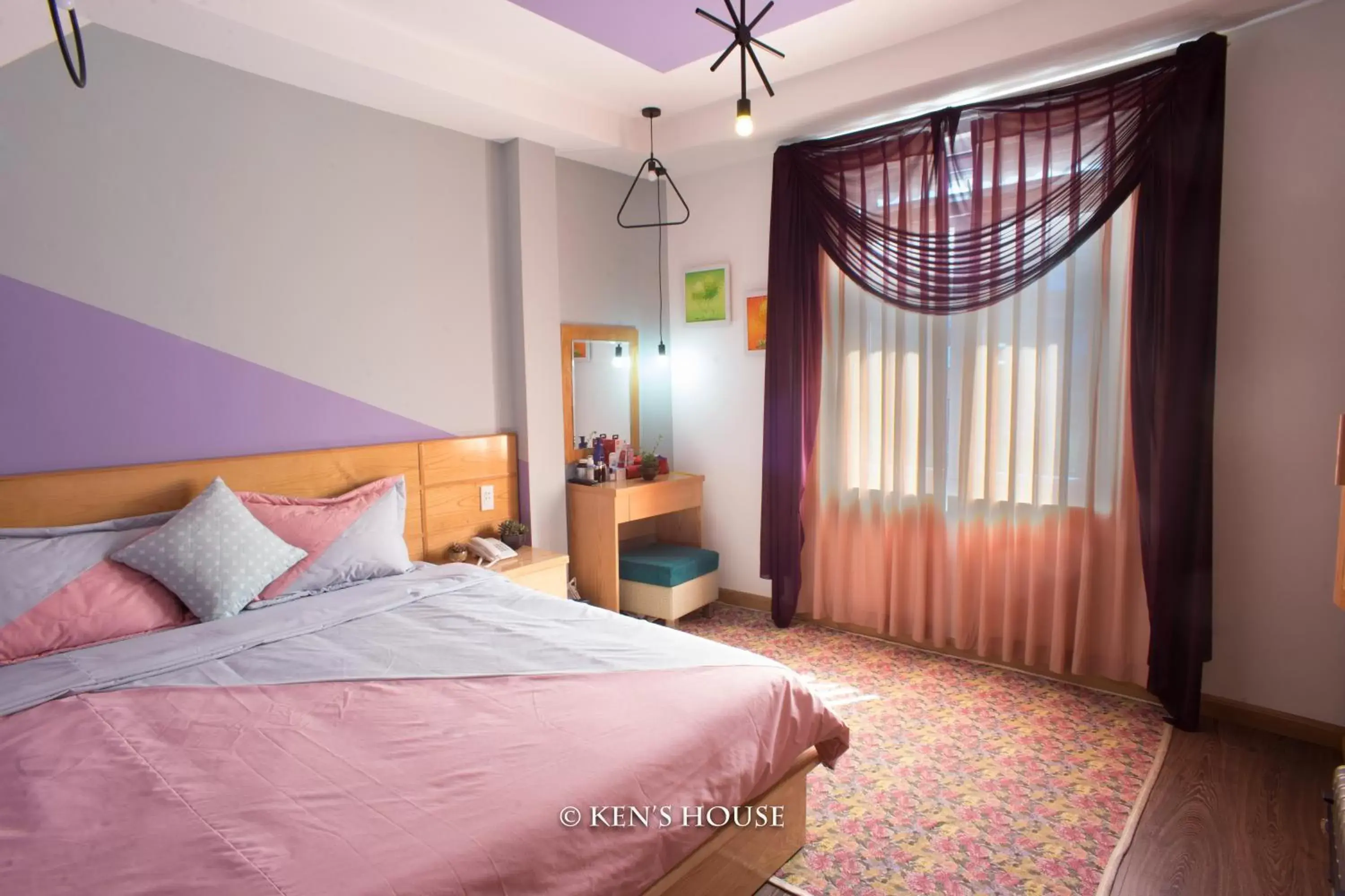 Double Room with Garden View in Bống Stay Double Room with Garden View in Bống Stay
