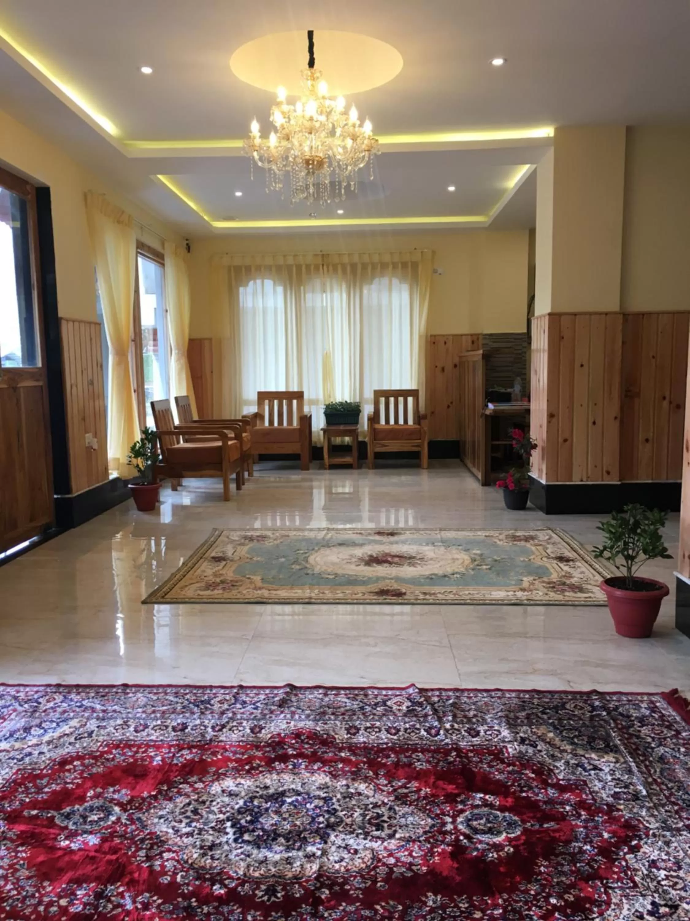 Lobby or reception in Hotel Khamsum
