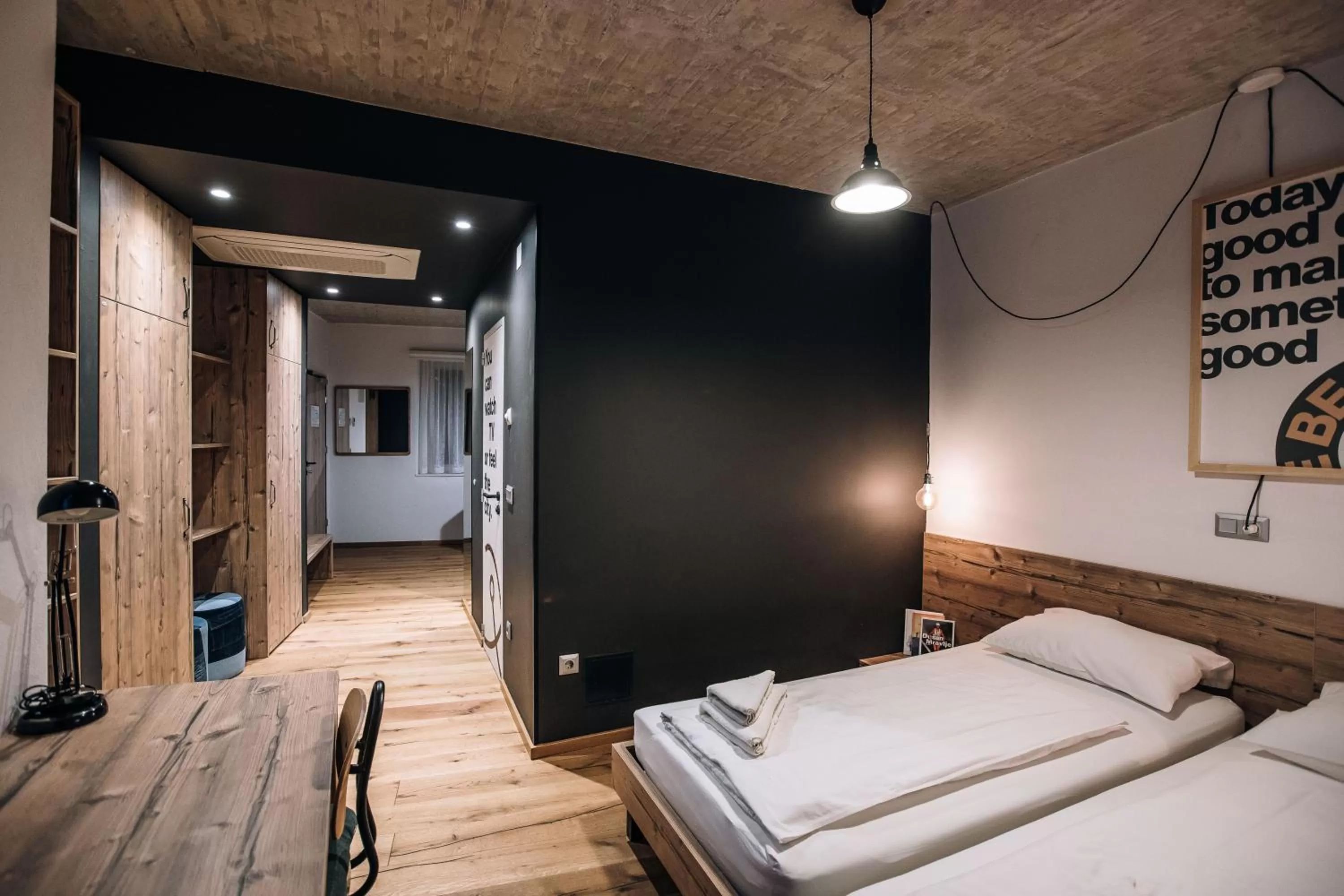 Bed in Becycle Sustainable stay and travel