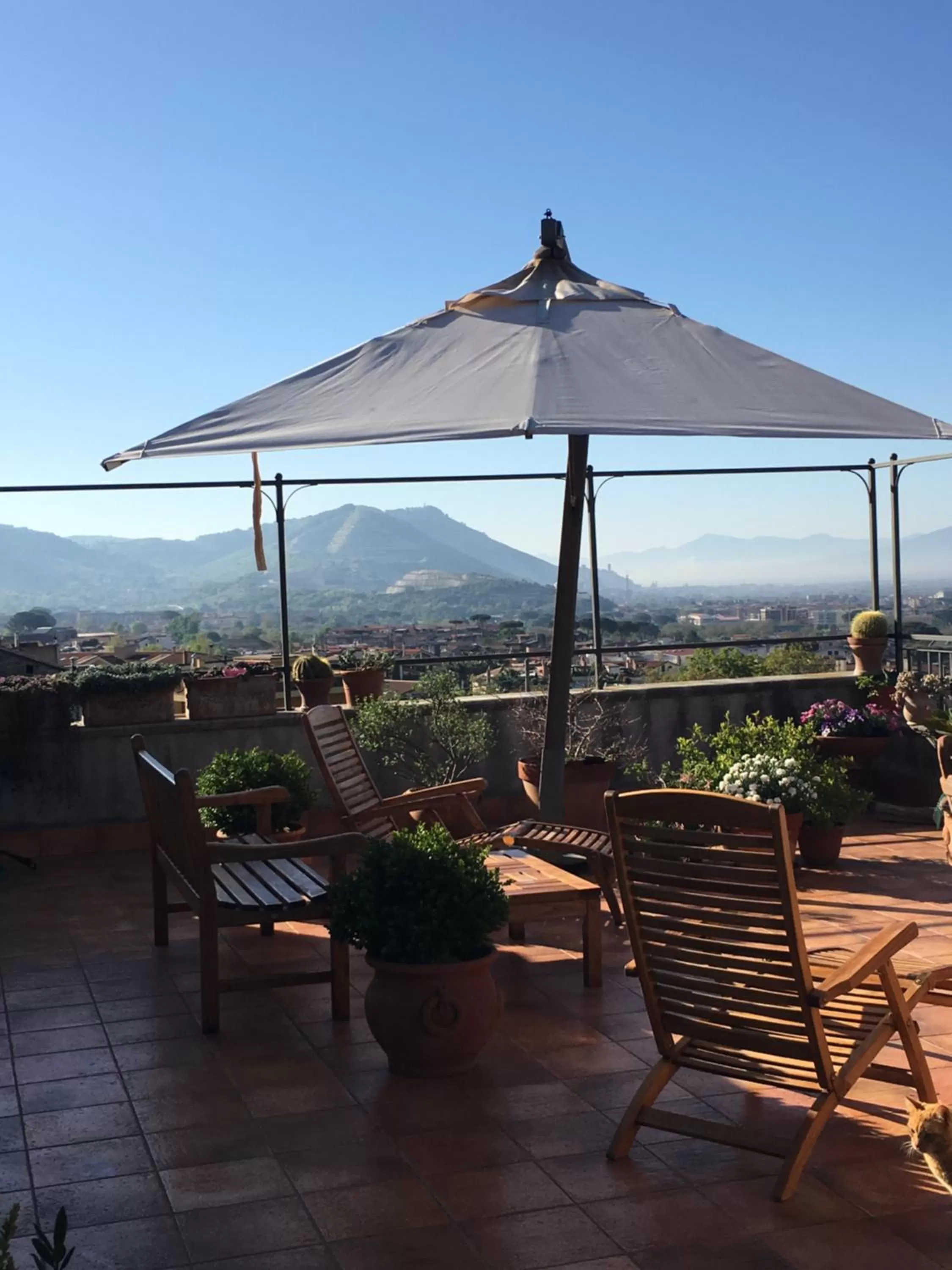 Balcony/Terrace in B&B MontAlbano