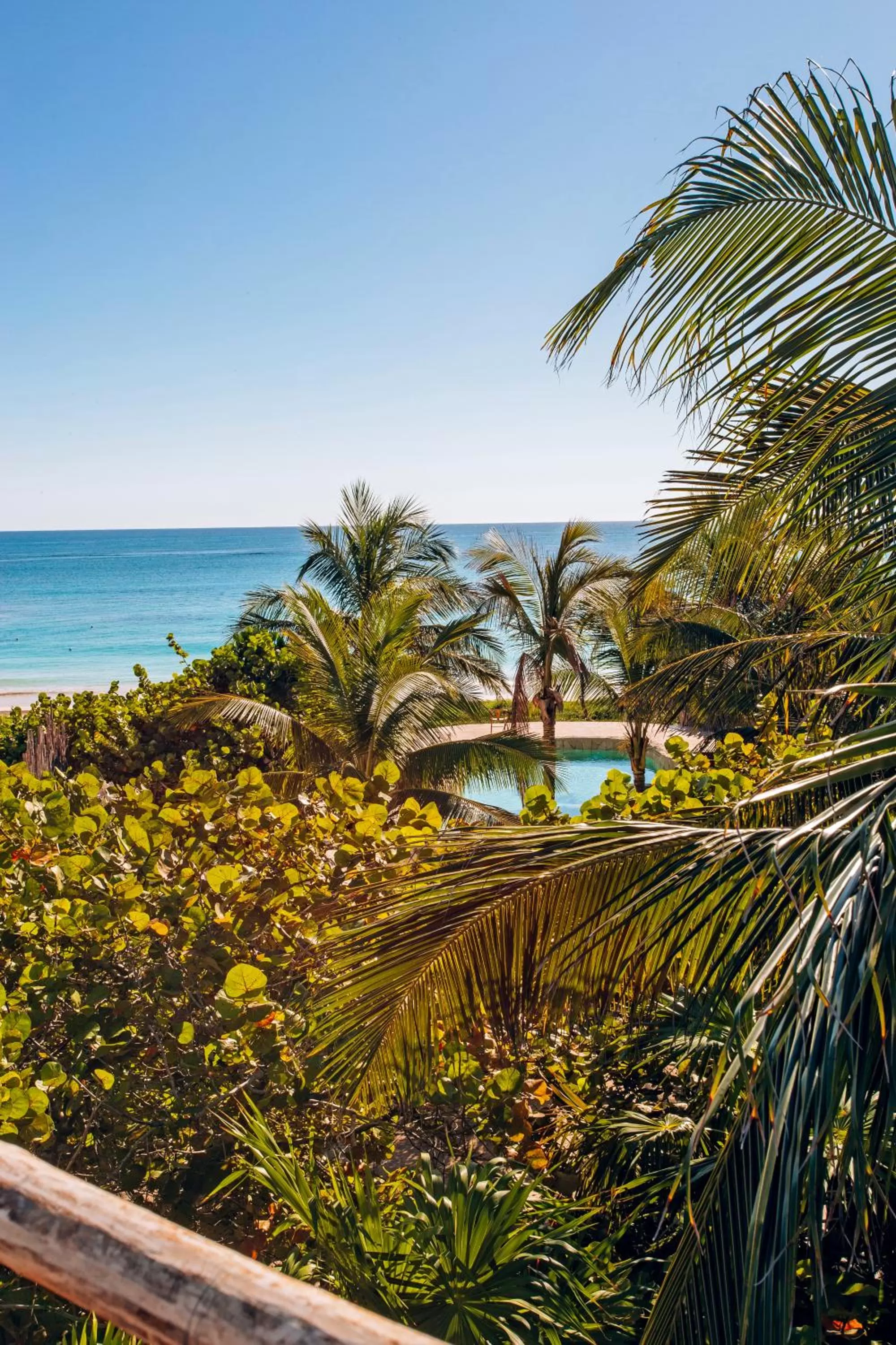Sea view in Ikal Tulum Hotel