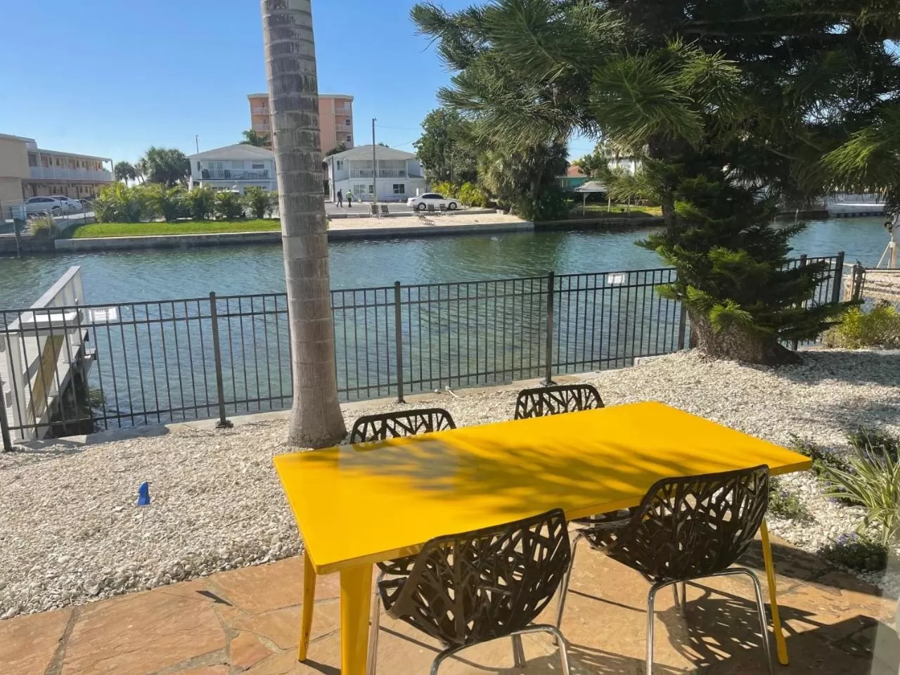 Patio in Sea Jay Motel and Marina