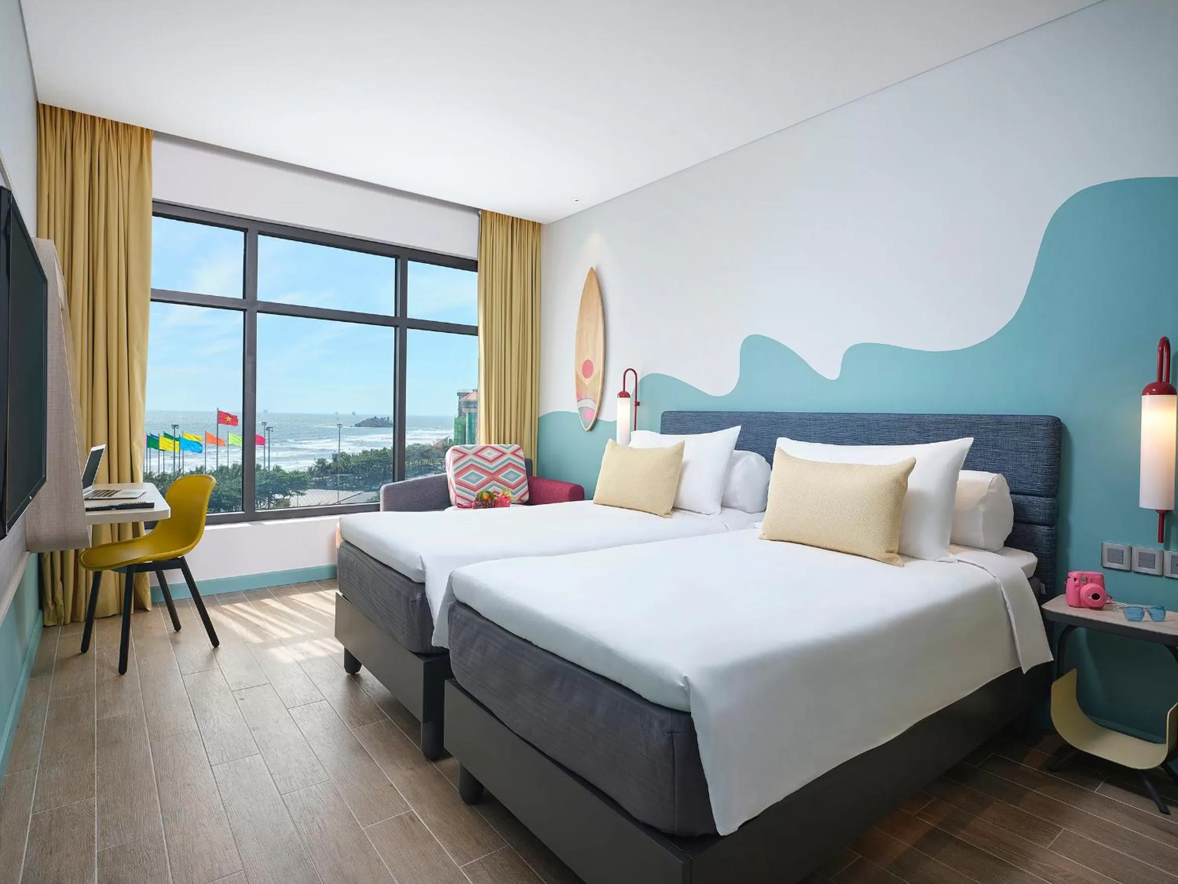 Sea view, Bed in ibis Styles Vung Tau