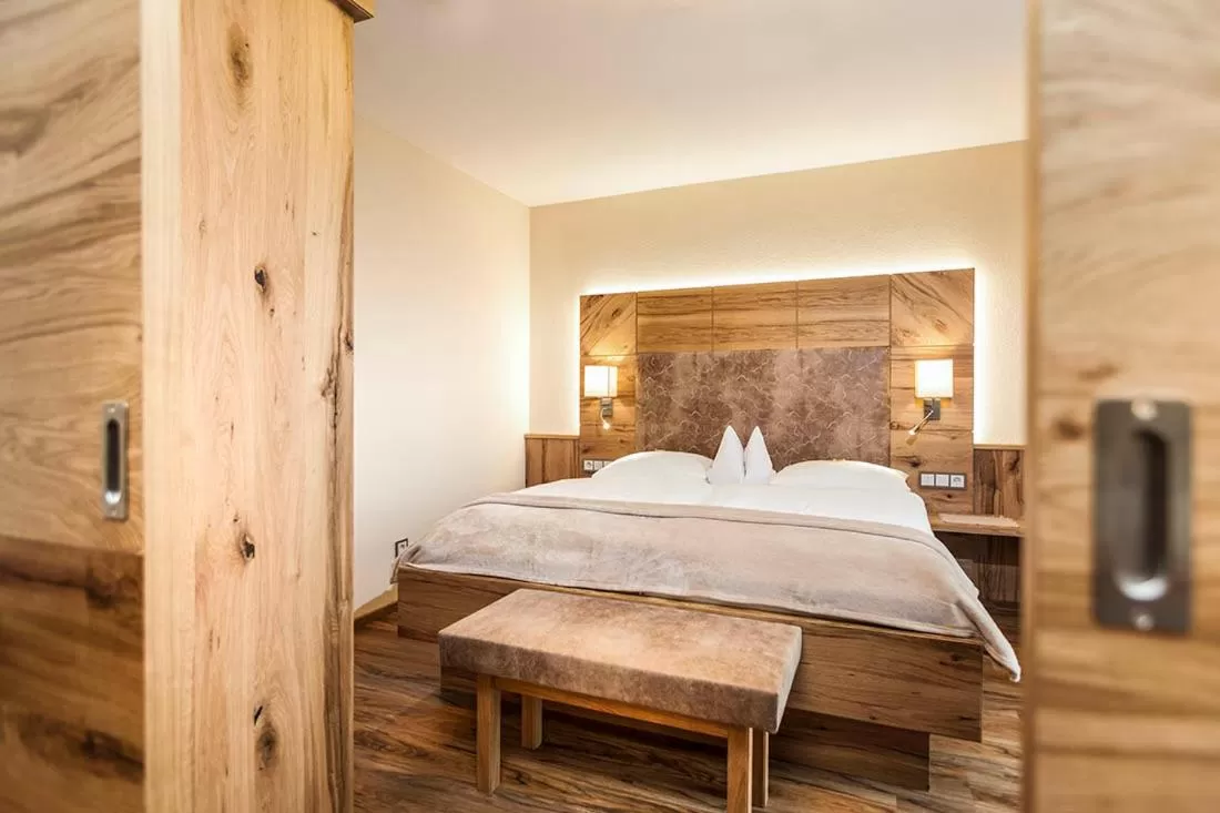 Bed in Genusshotel Hohenbogen