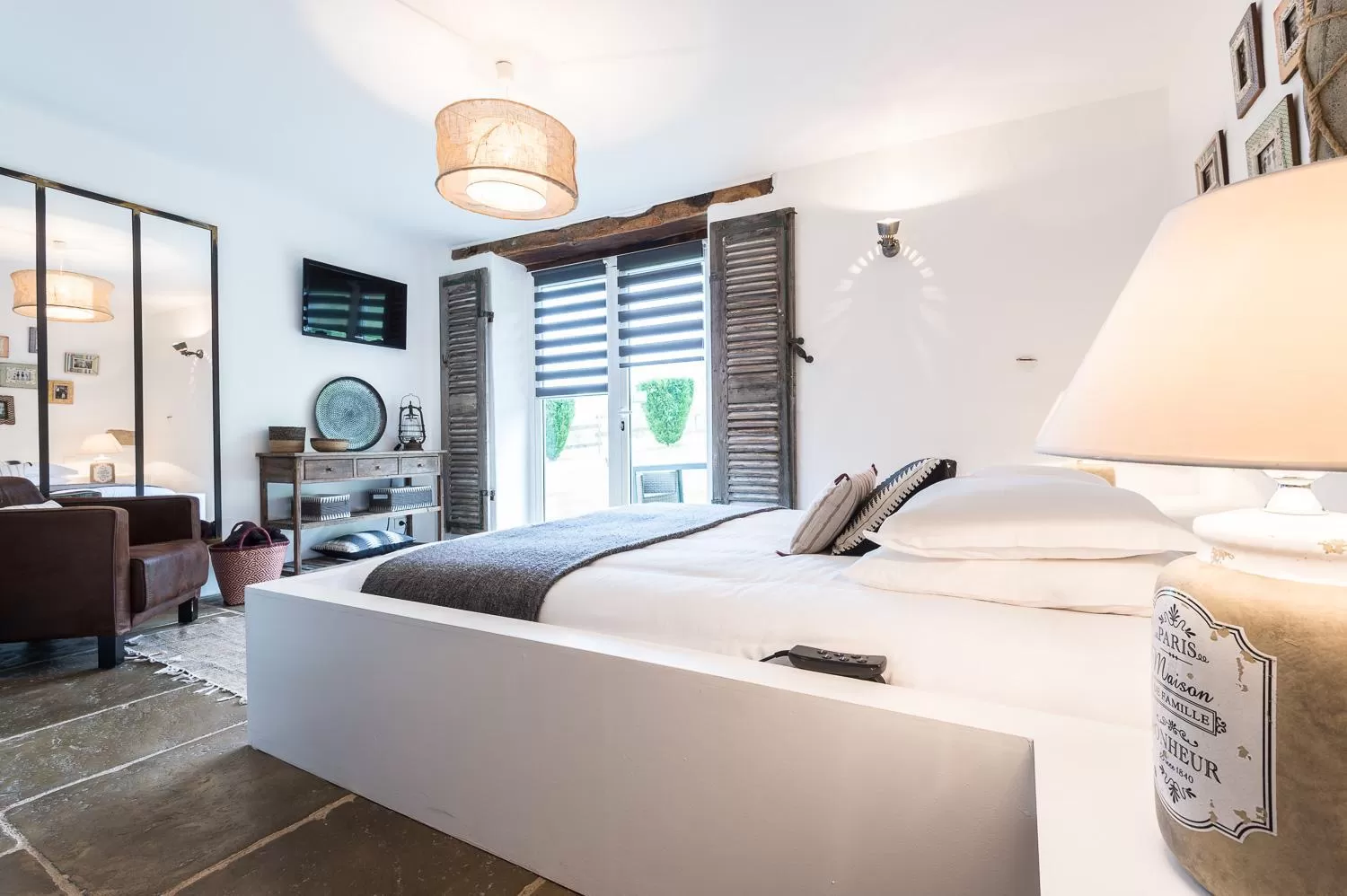 Bedroom, Bed in Ferme Elhorga