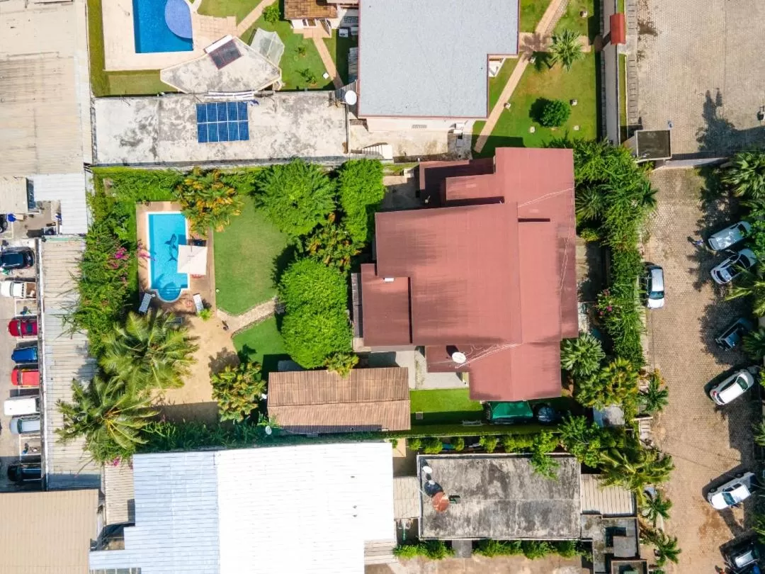Bird's eye view, Floor Plan in Villa Ayaba