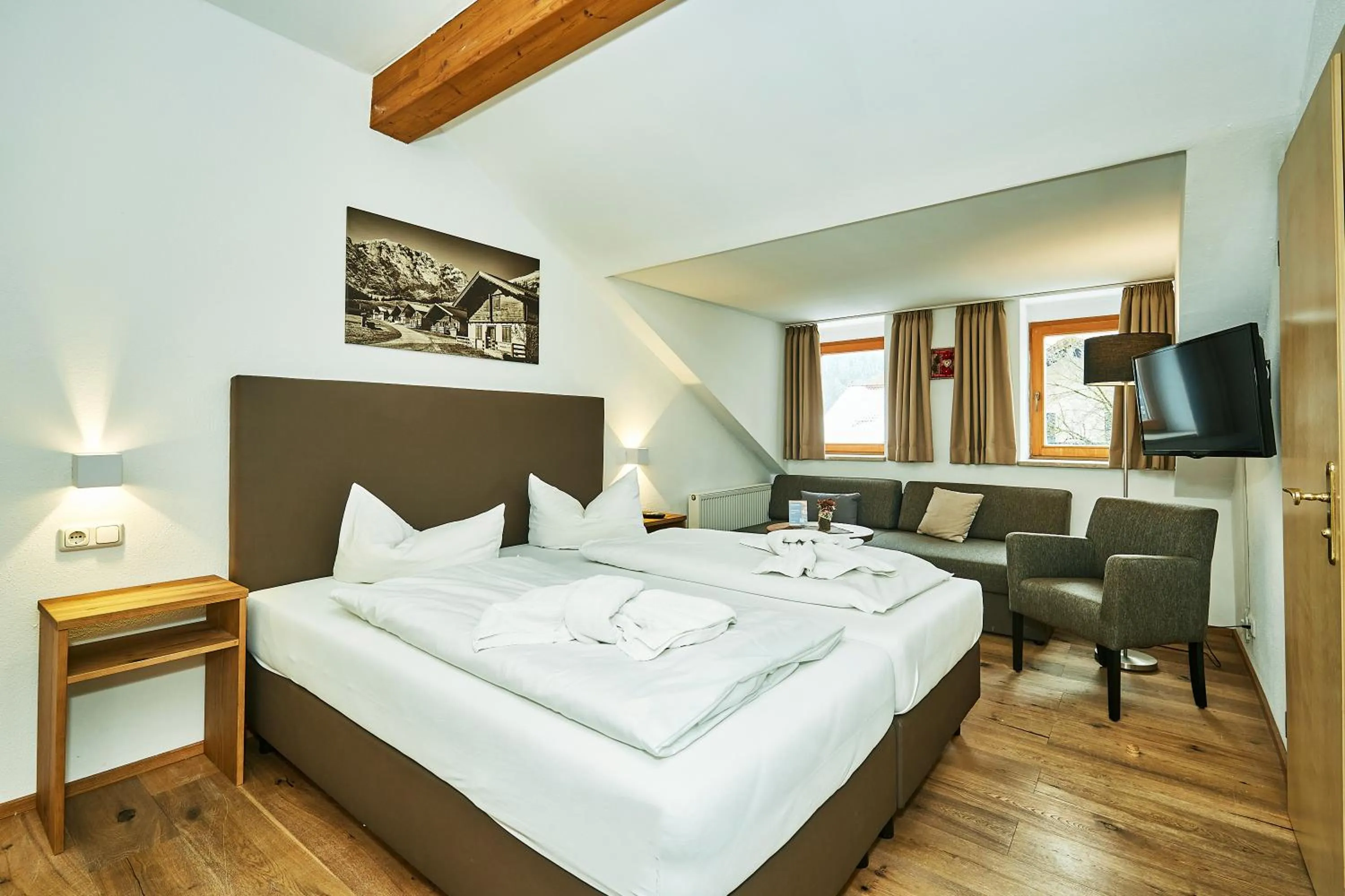 Bed in Hotel Rupertihof