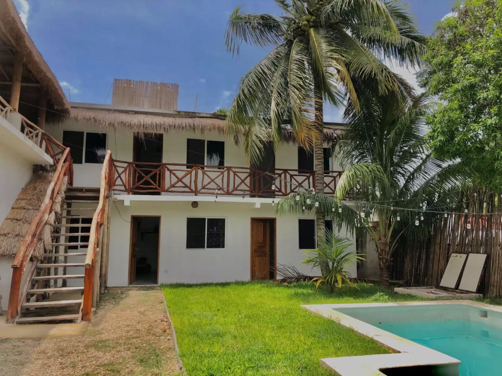 Swimming pool in Hotel Xa´an Bacalar