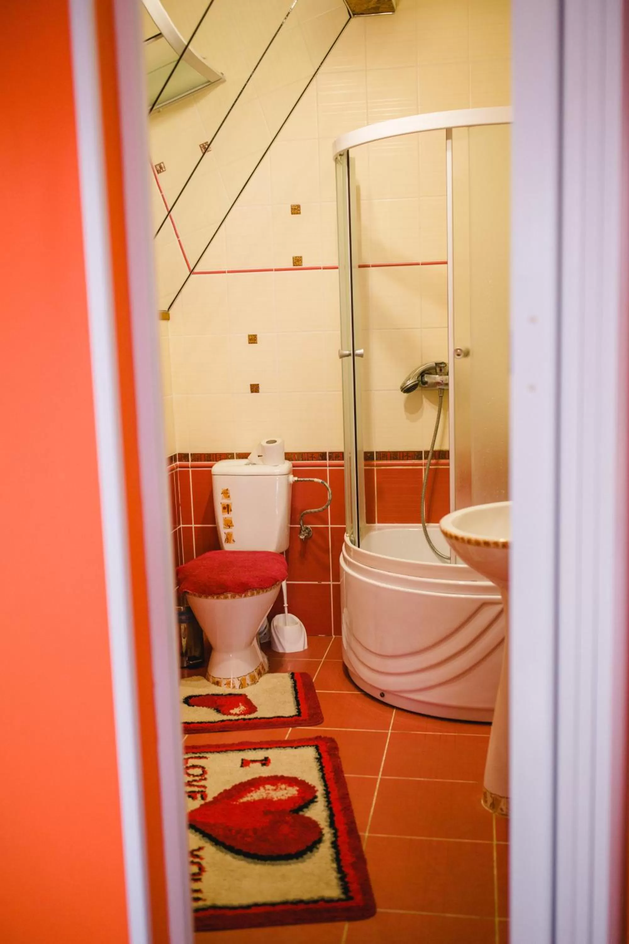 Shower, Bathroom in Kolyba Opryshkiv