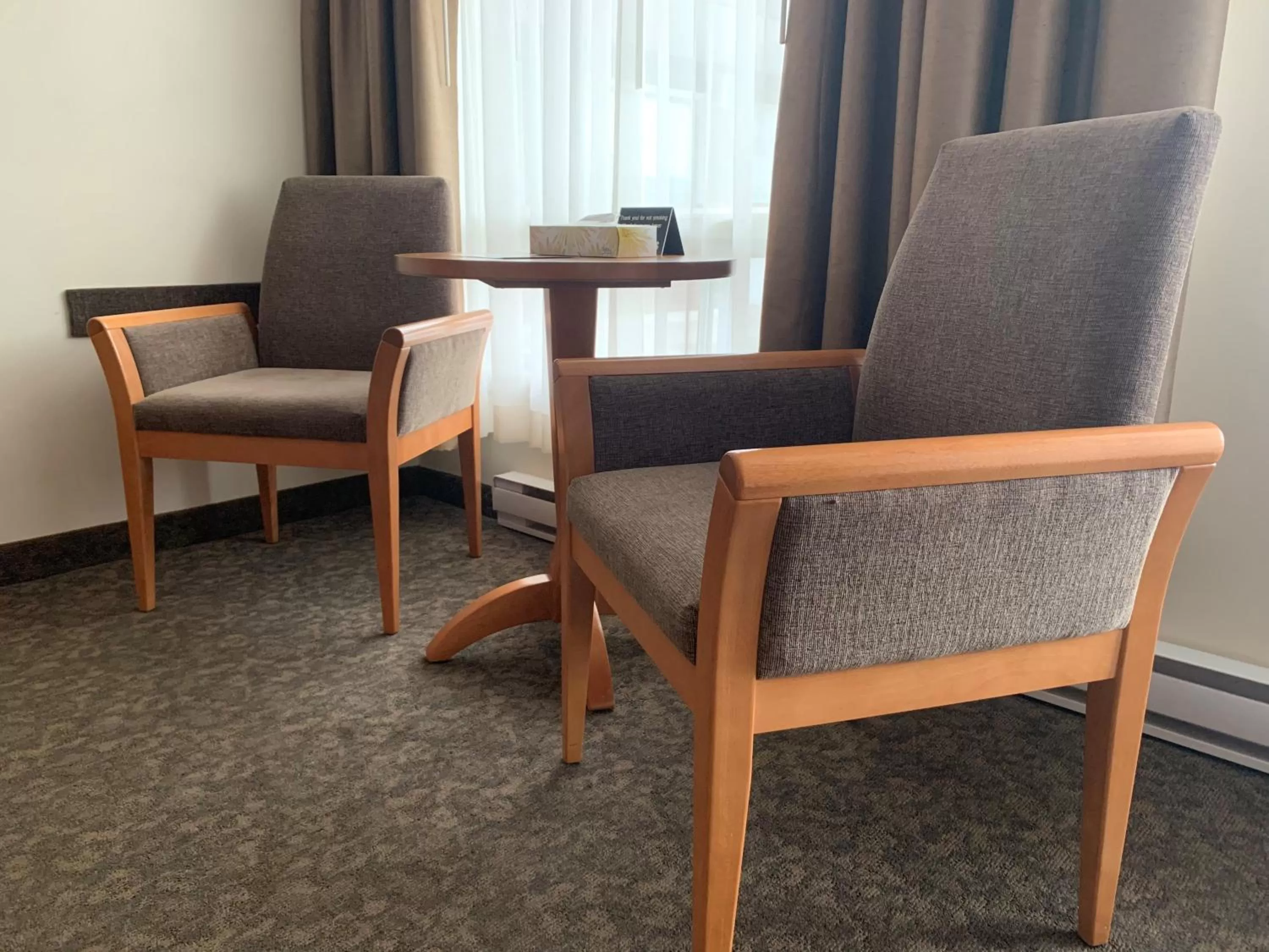 Seating area in Motel Adam
