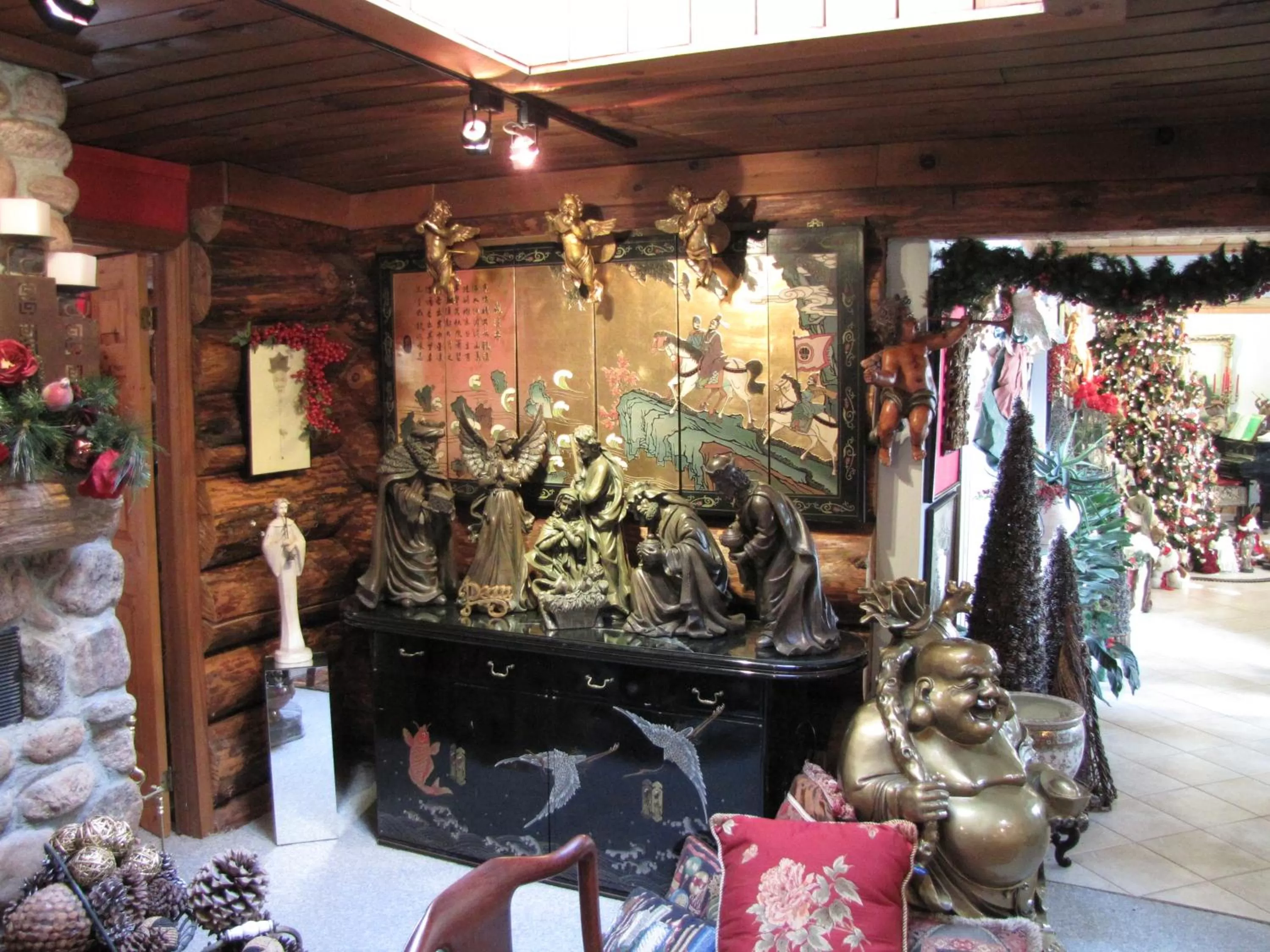 Decorative detail in Shambhala Bed and Breakfast