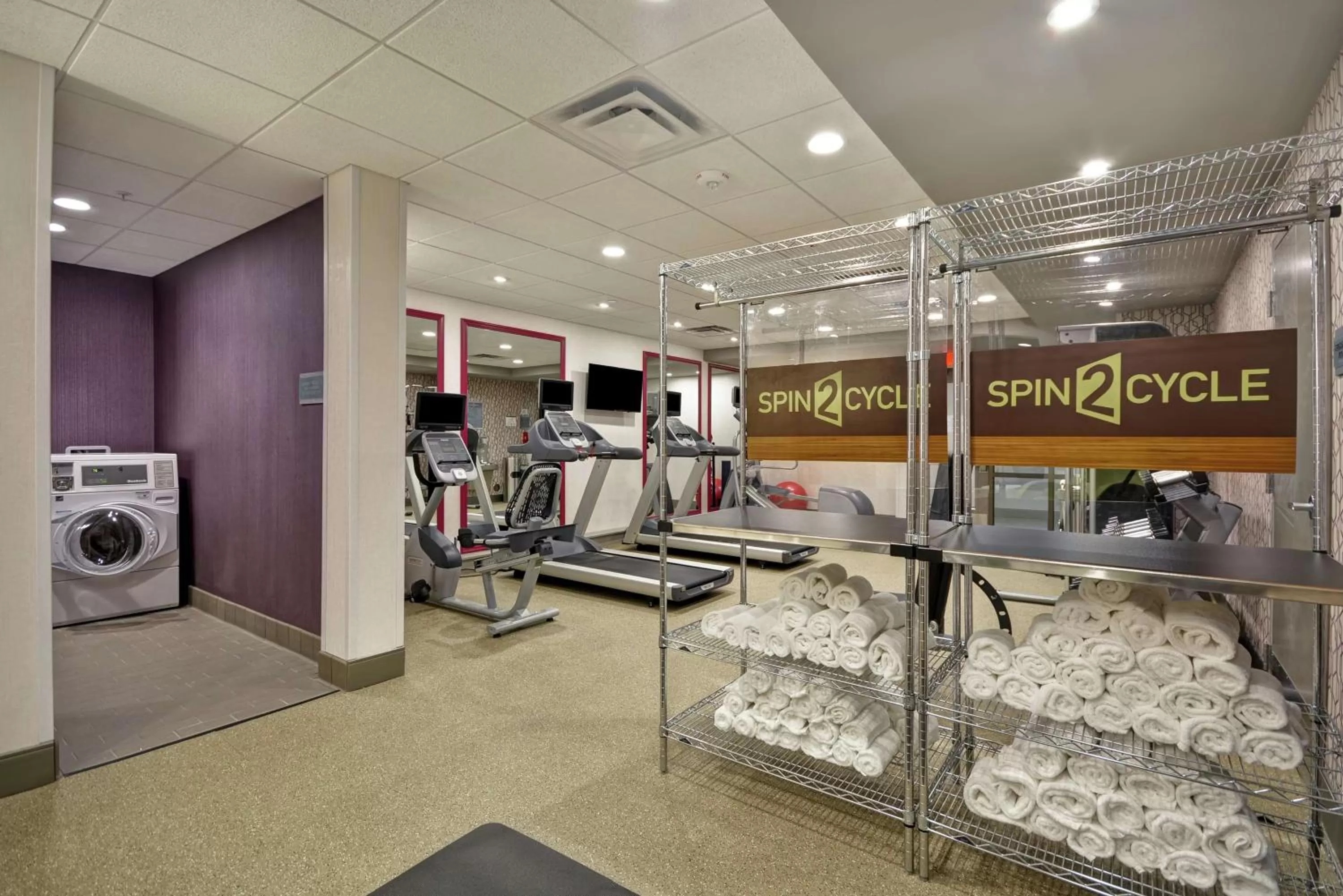 Fitness centre/facilities in Home2 Suites by Hilton KCI Airport