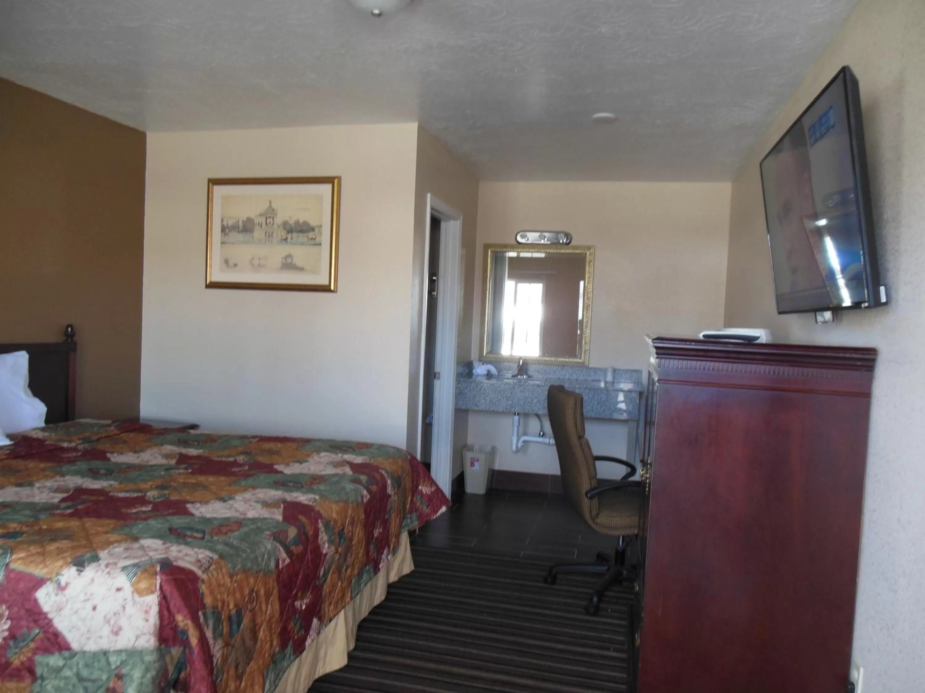Bed in Route 66 Inn