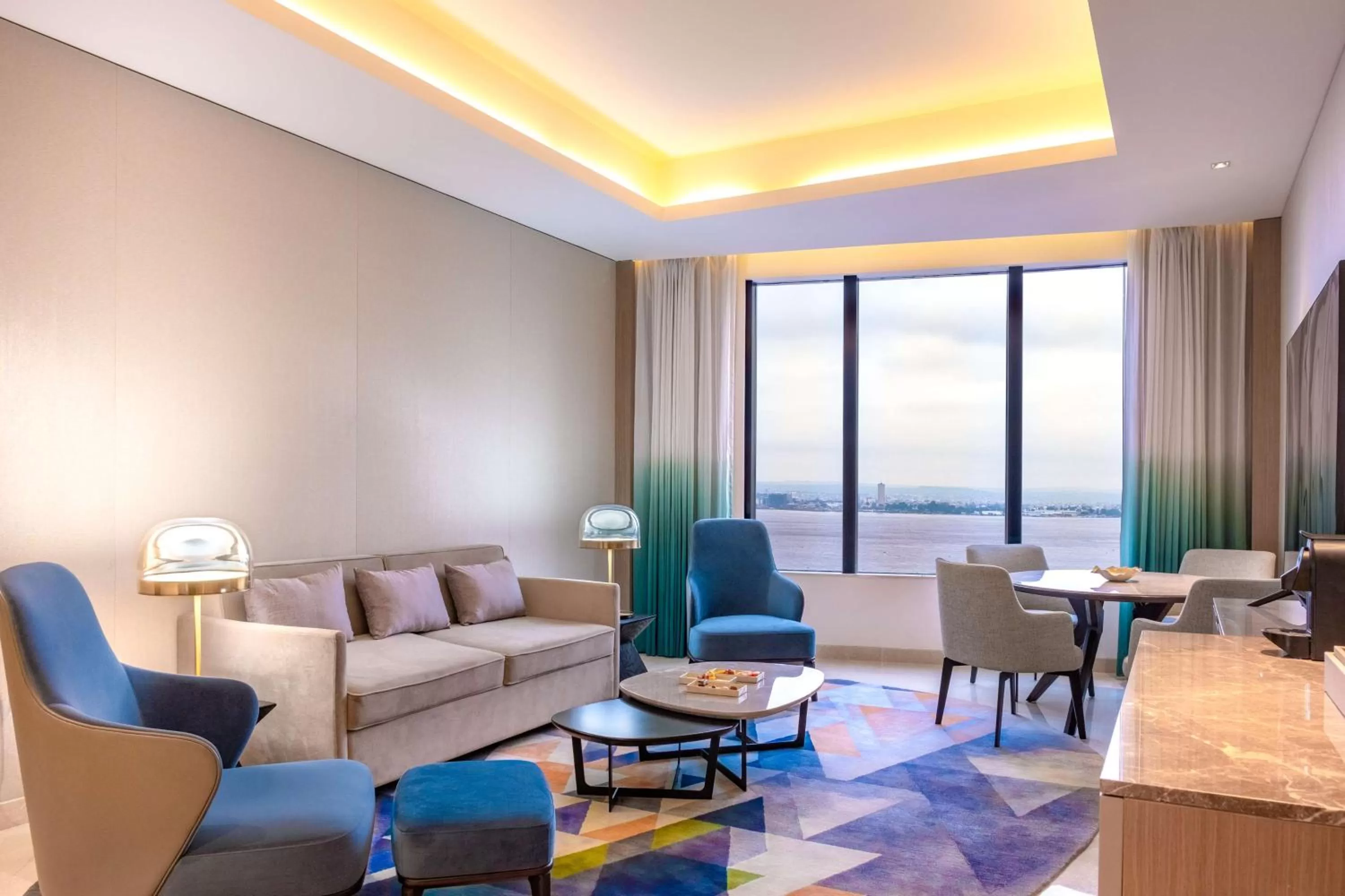 Living room in Hilton Kinshasa