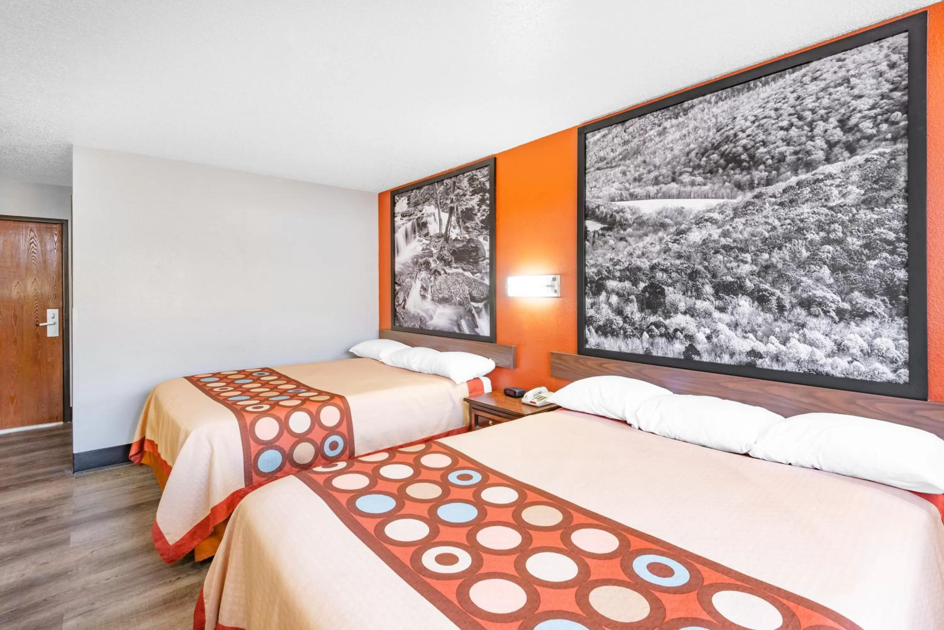 Bed in Super 8 by Wyndham Waynesburg