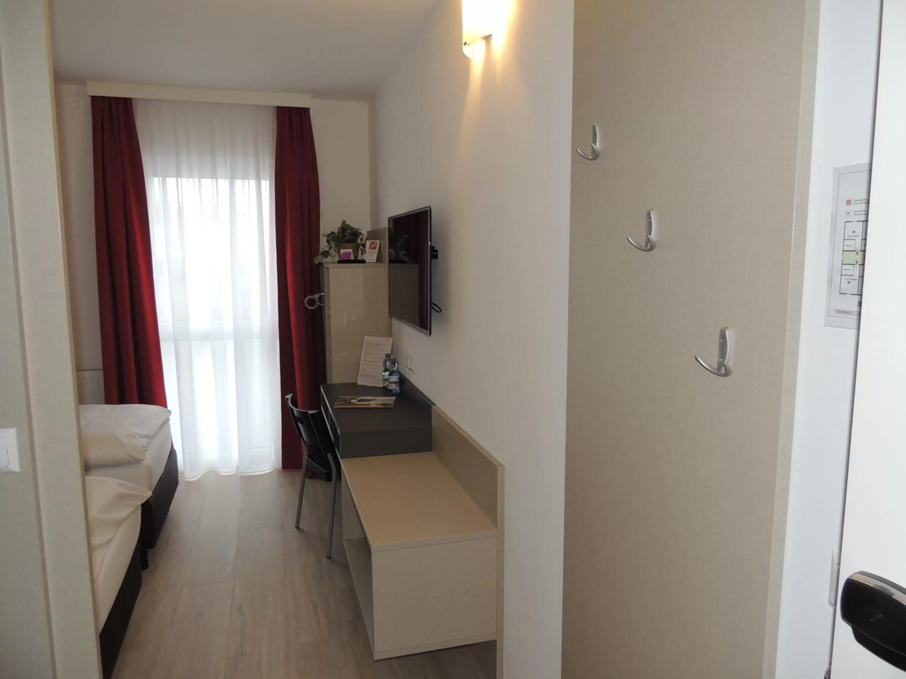 Decorative detail, TV/Entertainment Center in AVIA Motel Bisamberg