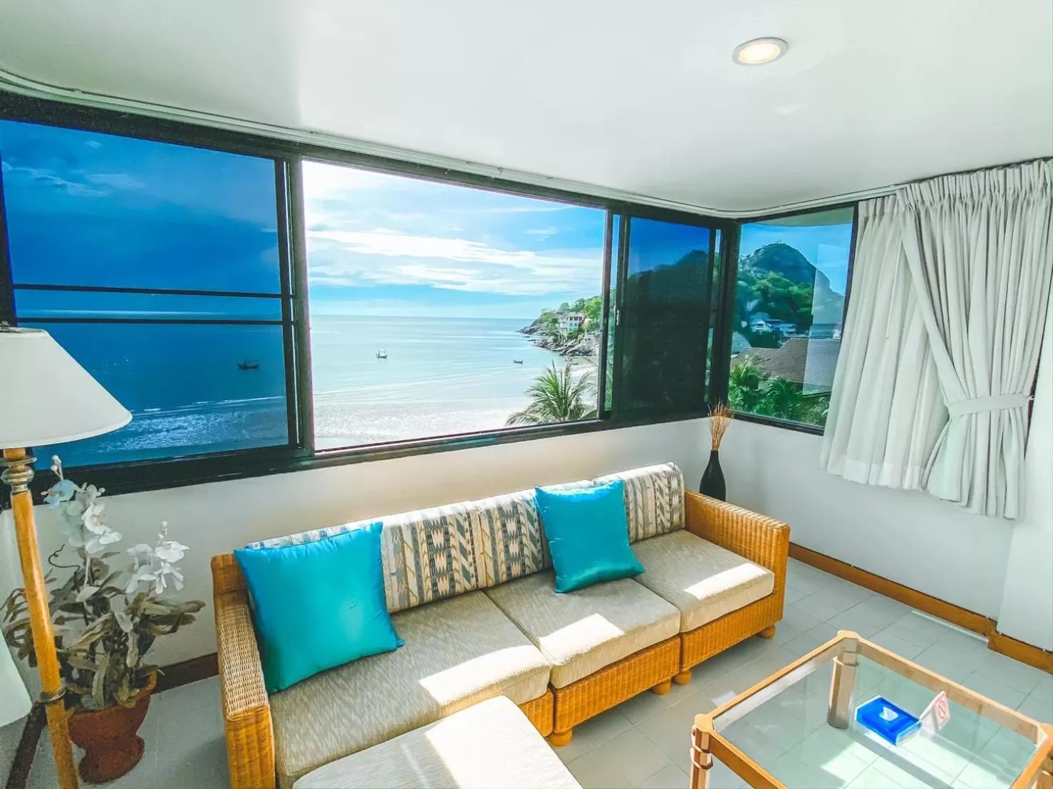 Sea view in Nern Chalet Beachfront Hotel