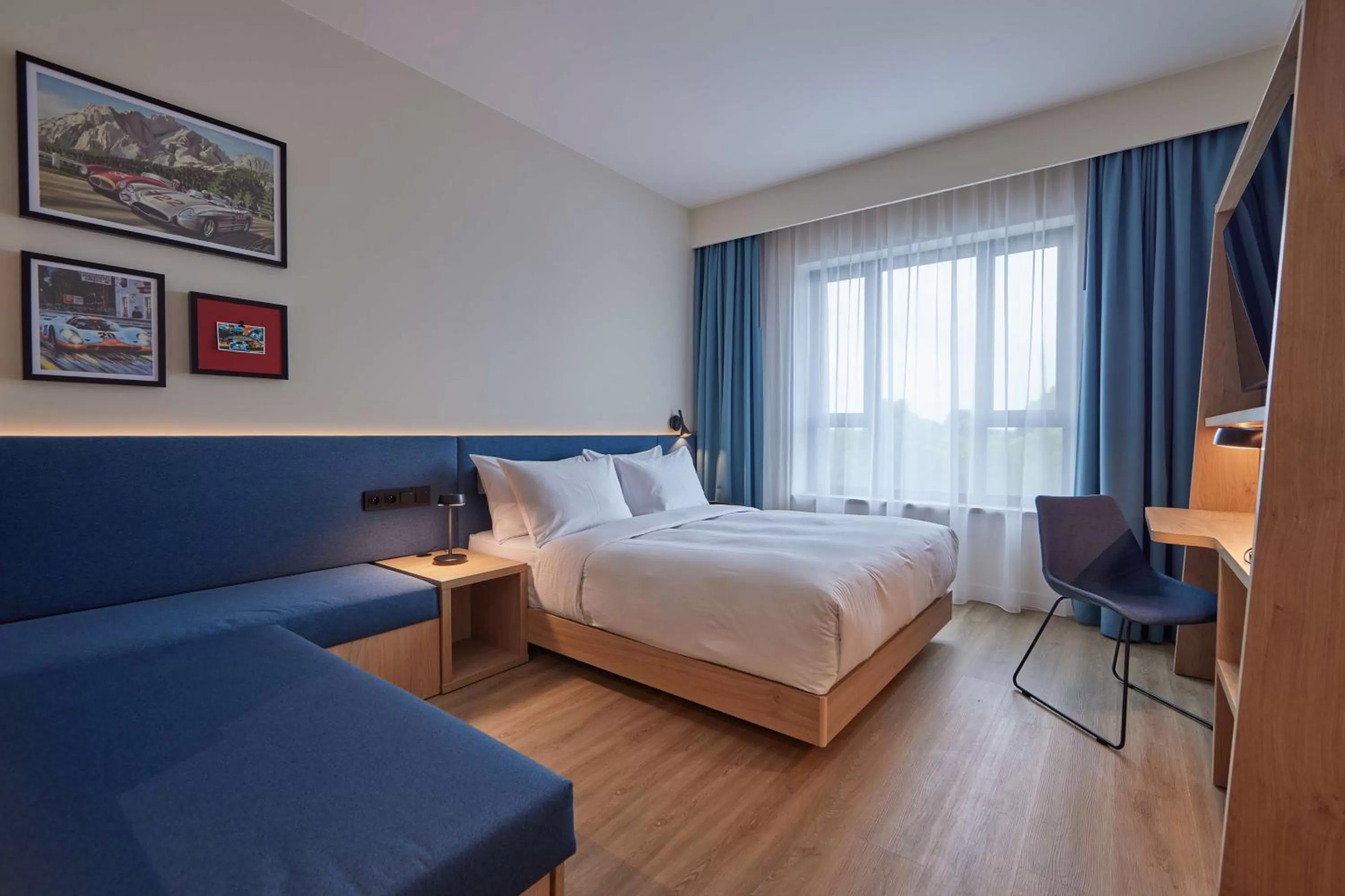 Bedroom, Bed in Hampton By Hilton Poznan Swarzedz