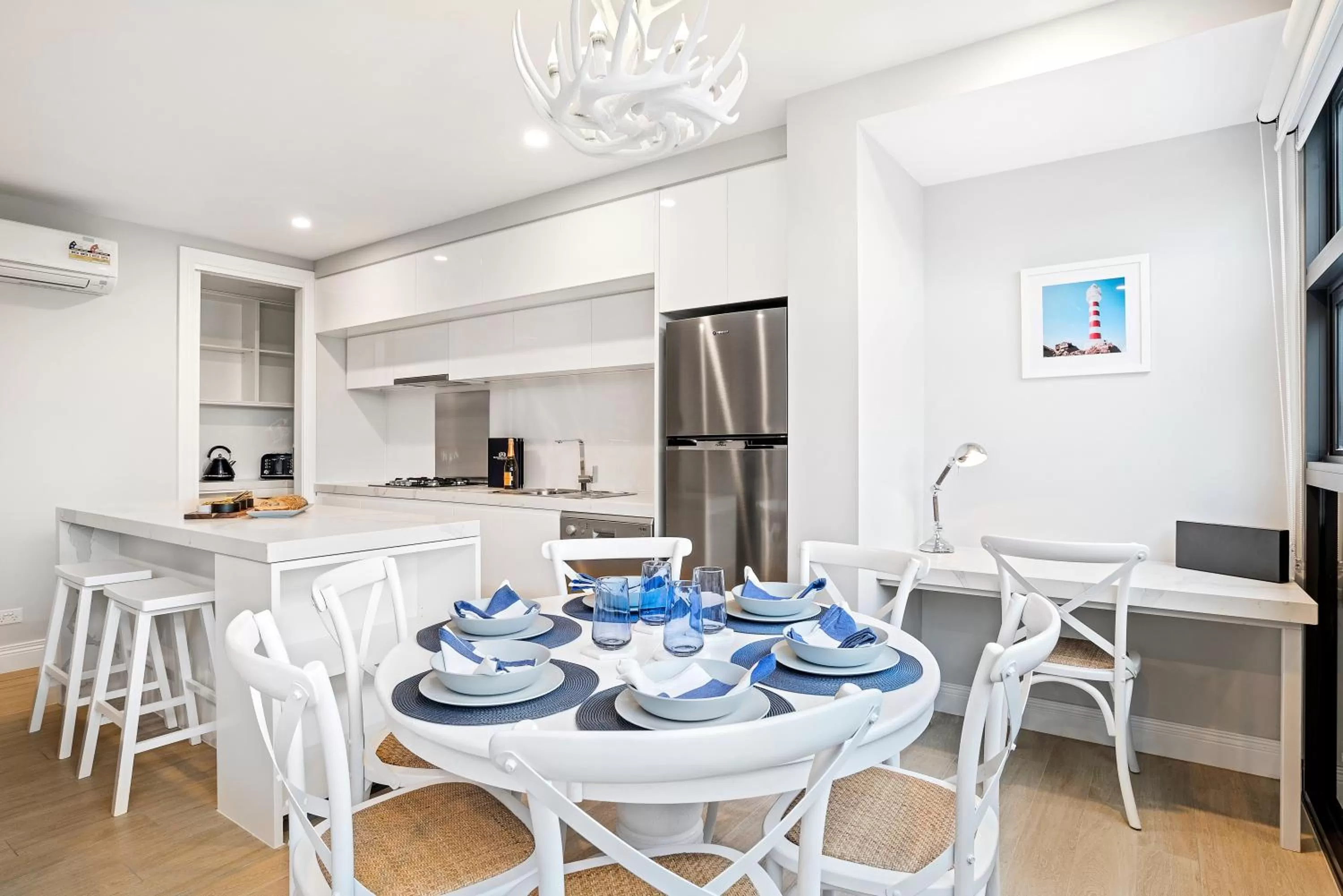 Dining area in The Hamptons Apartments - Port Melbourne