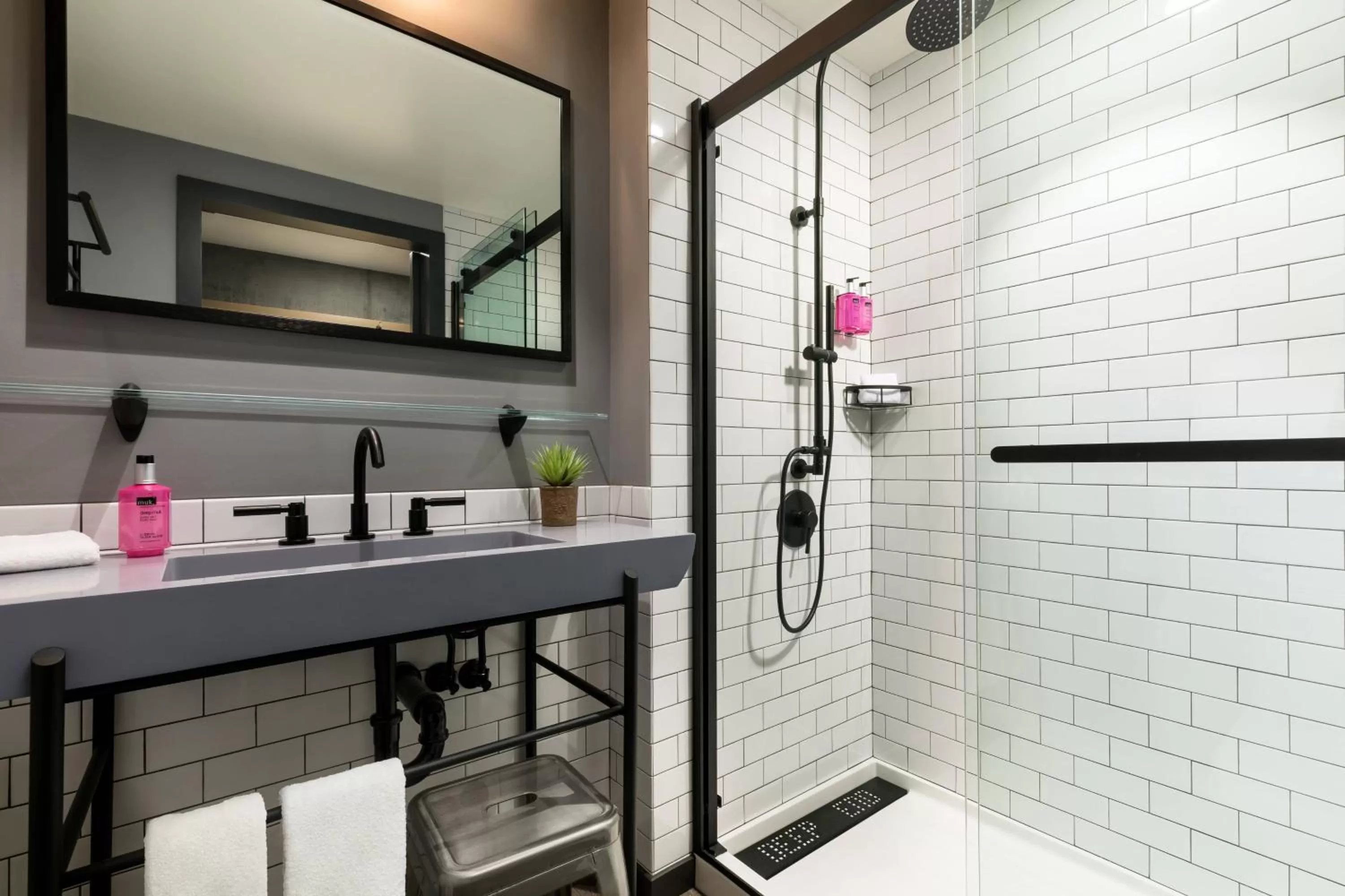 Bathroom in Moxy Boston Downtown